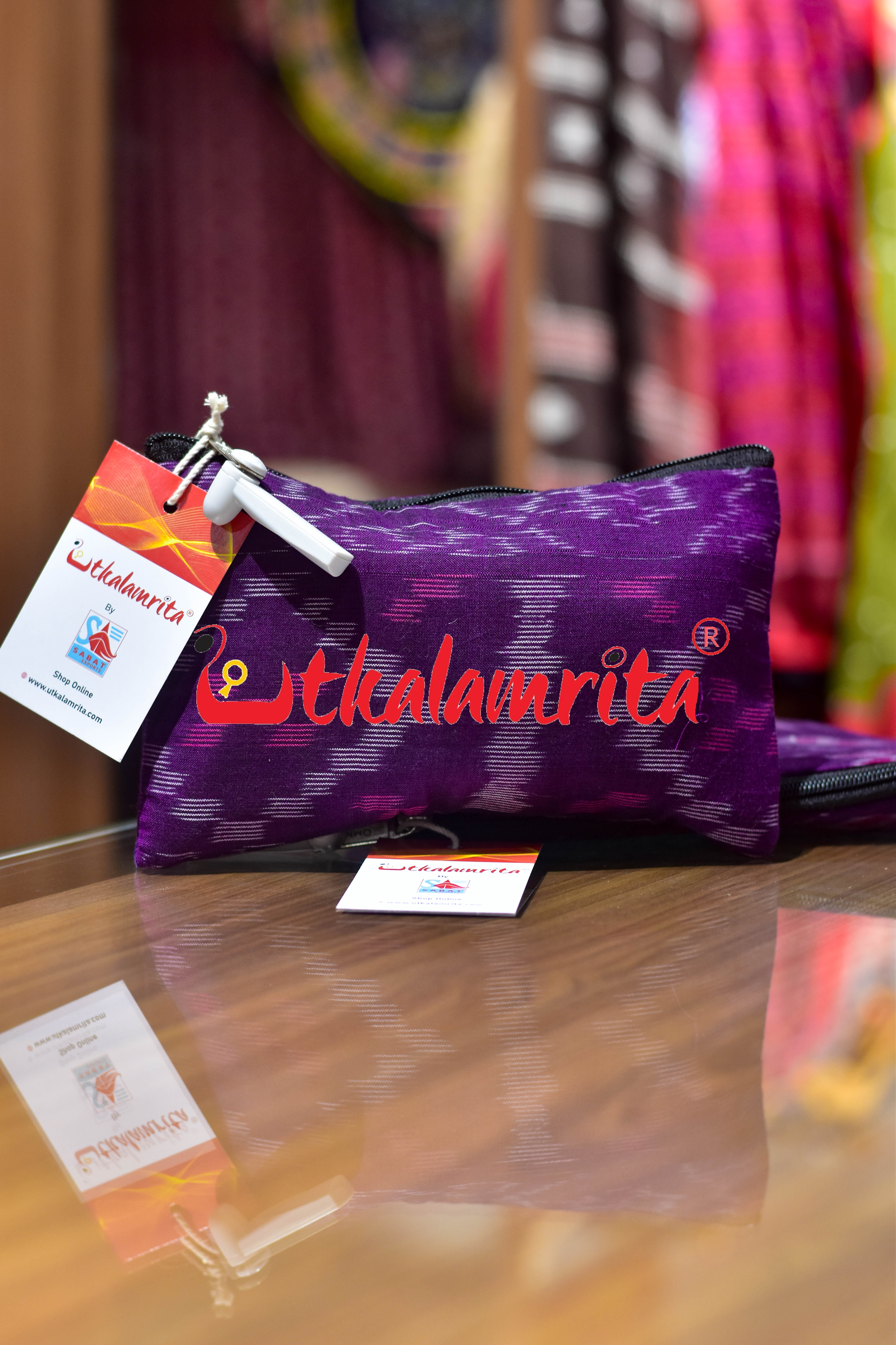 Purple Tetris Small Purse