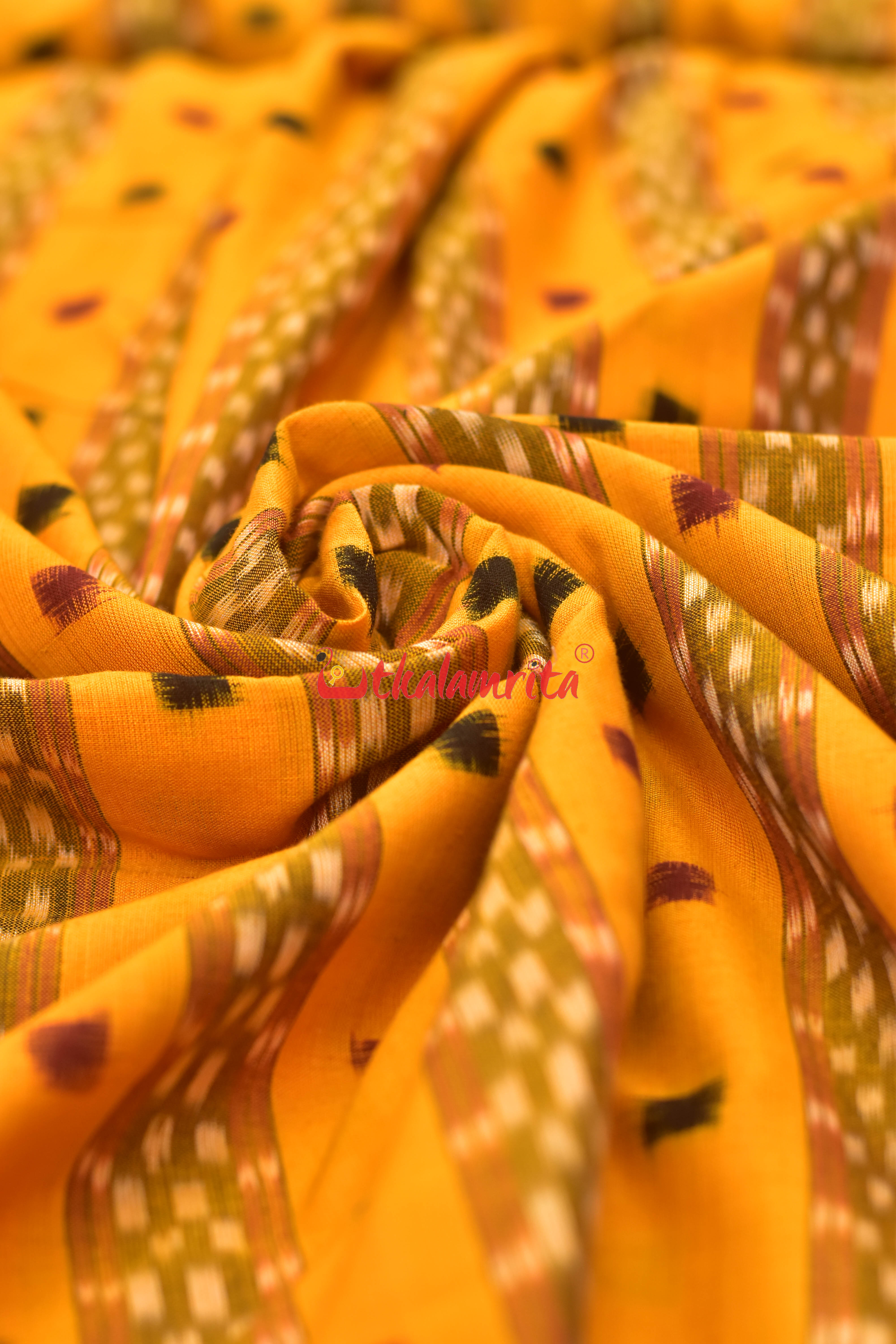 Yellow Tipa Pasapali Cotton (Fabric)