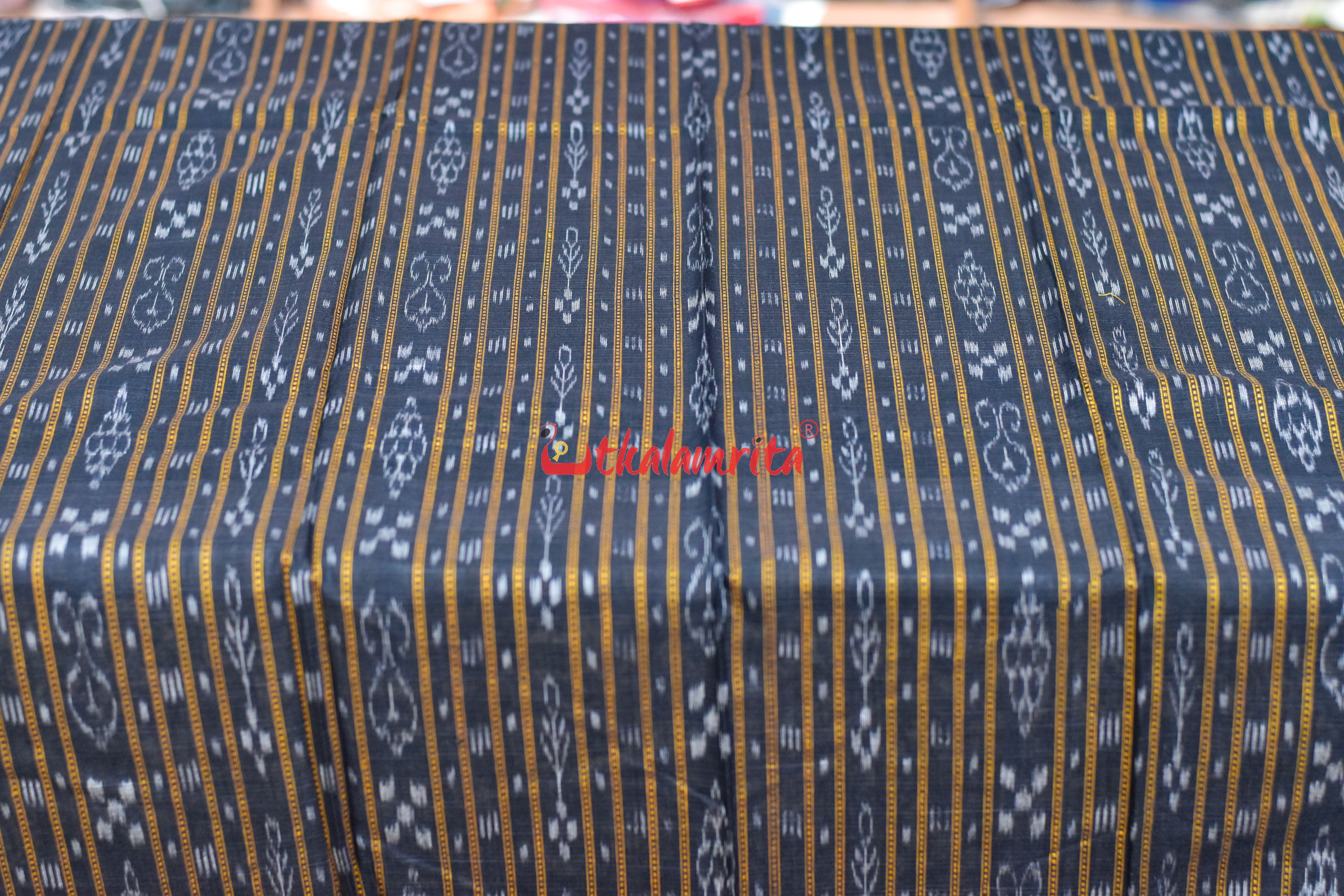 Black Ikat Dress Set