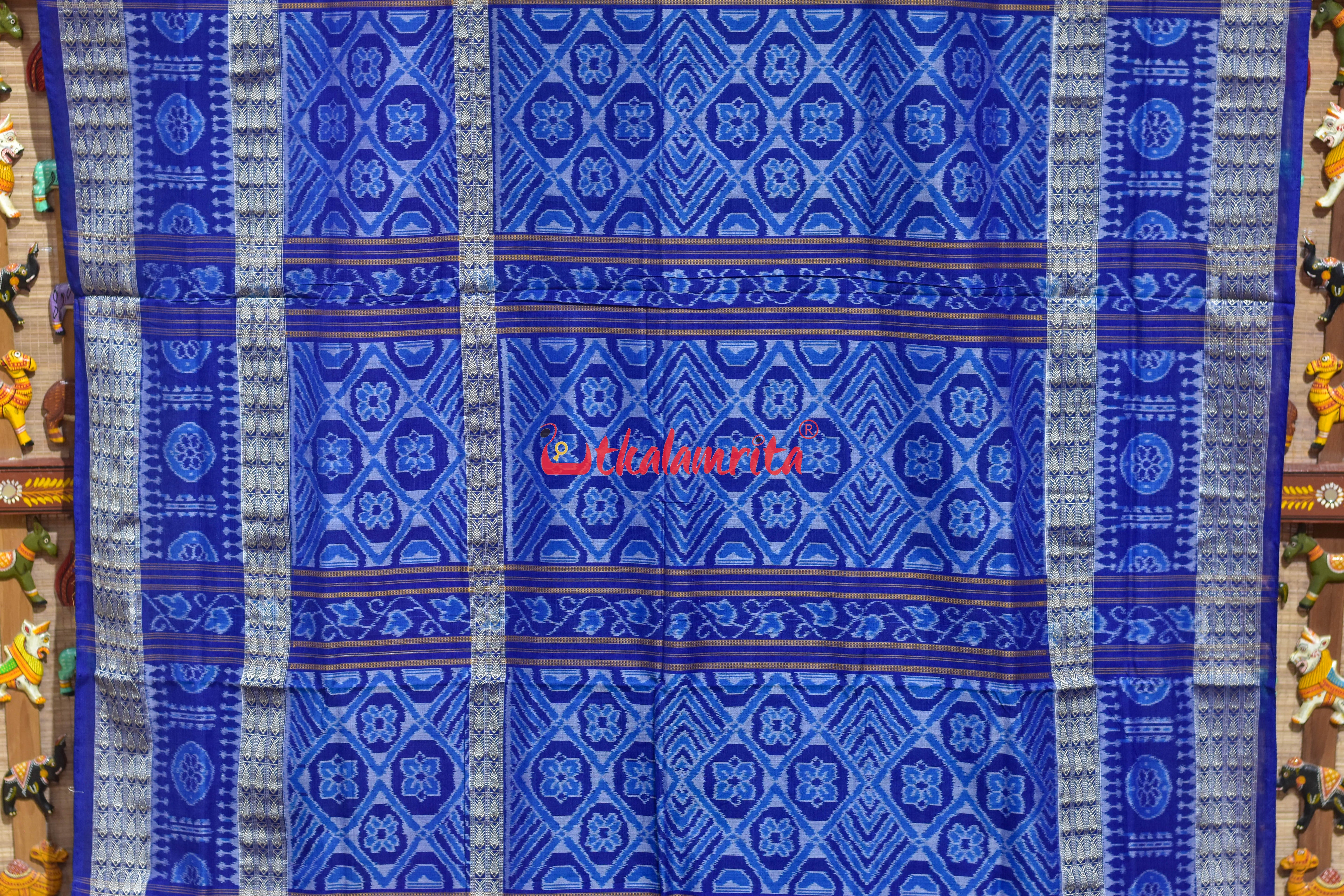 Multi Scot Sambalpuri Cotton Saree