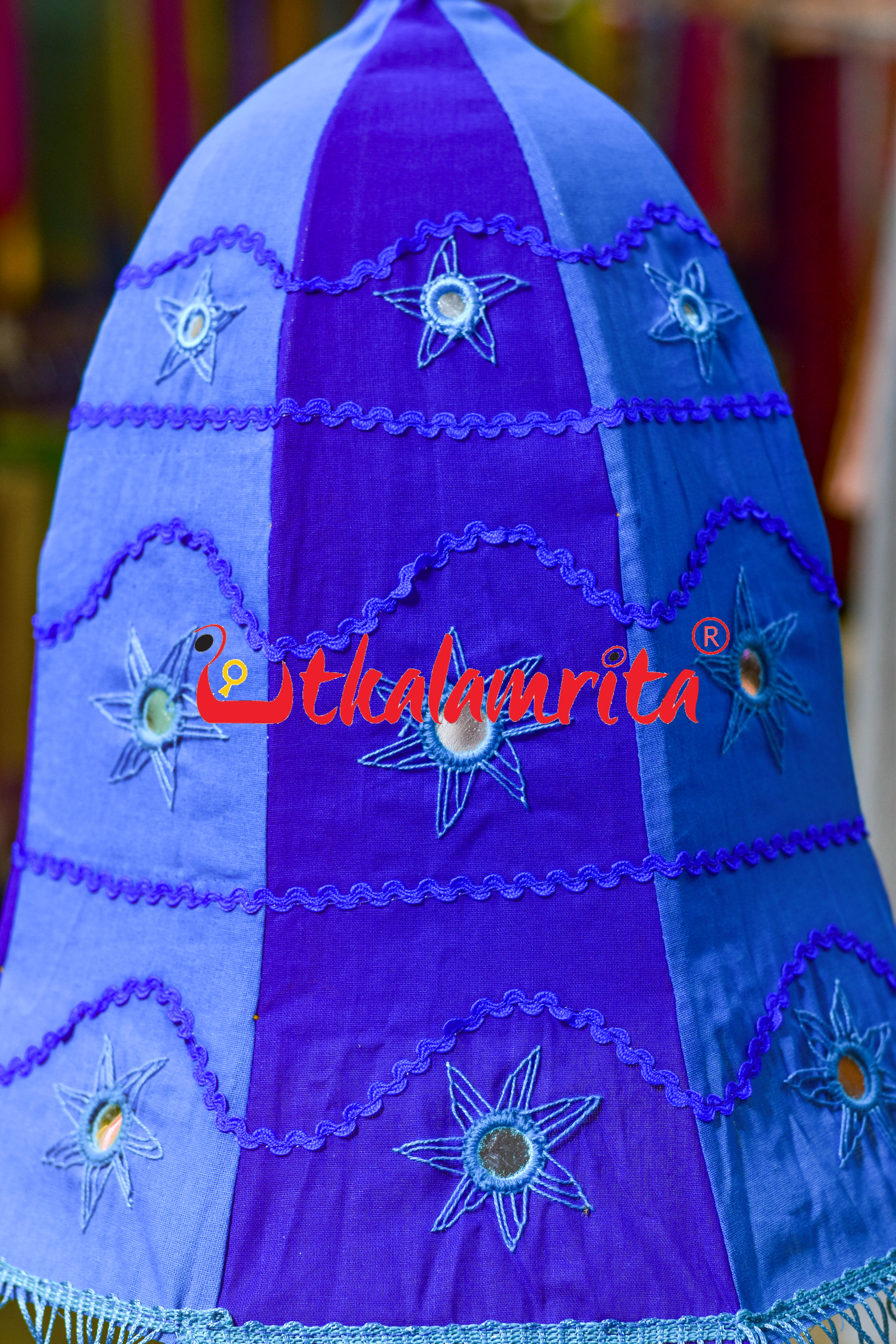 Blue Teal Special Bell Lampshade