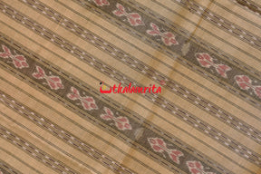 Charcoal Phoda Kumbha  Sambalpuri Cotton Saree