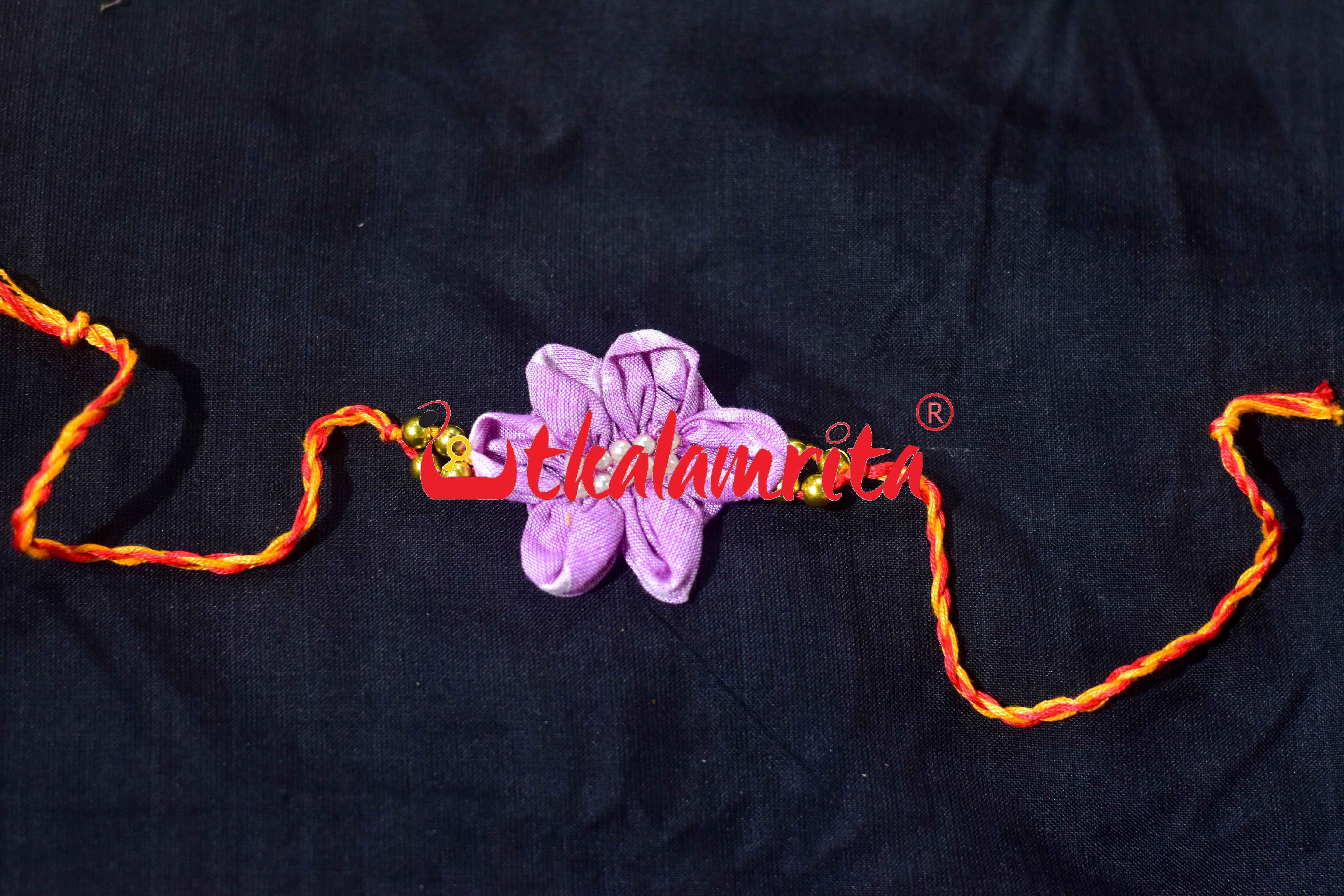 Lavendar Flower (Ikat Rakhi)