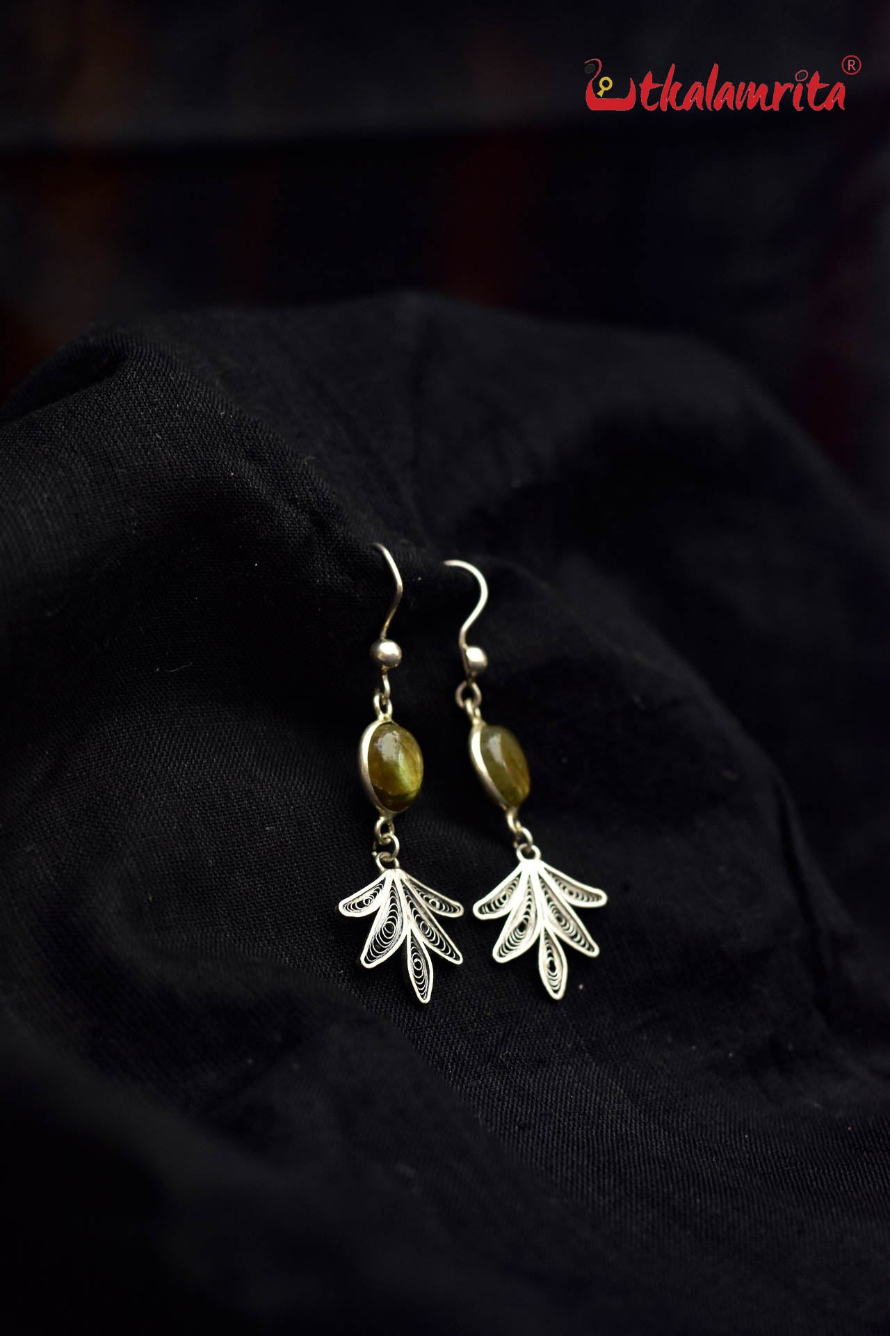 Green Leaf Filigree (Danglers)