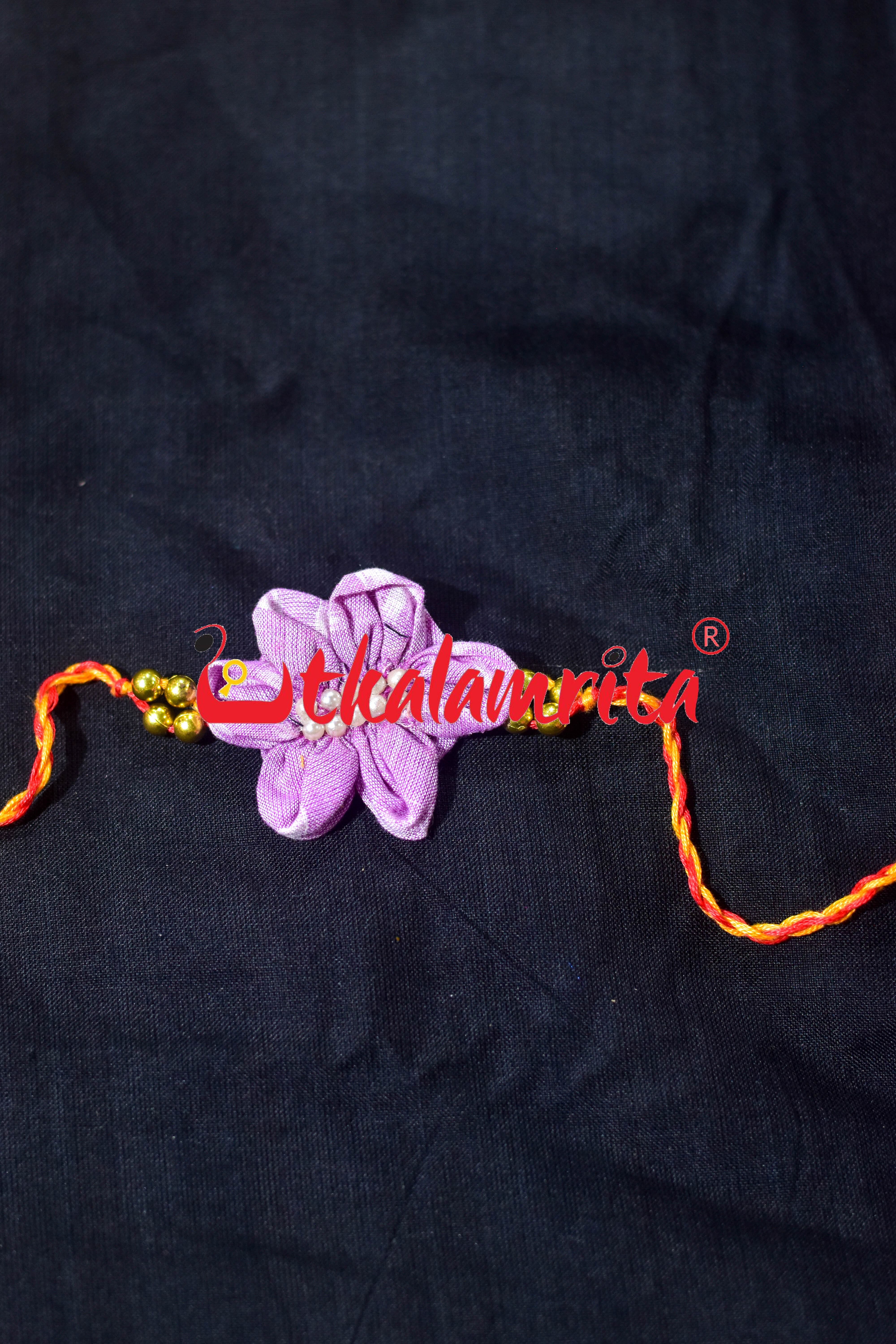 Lavendar Flower (Ikat Rakhi)