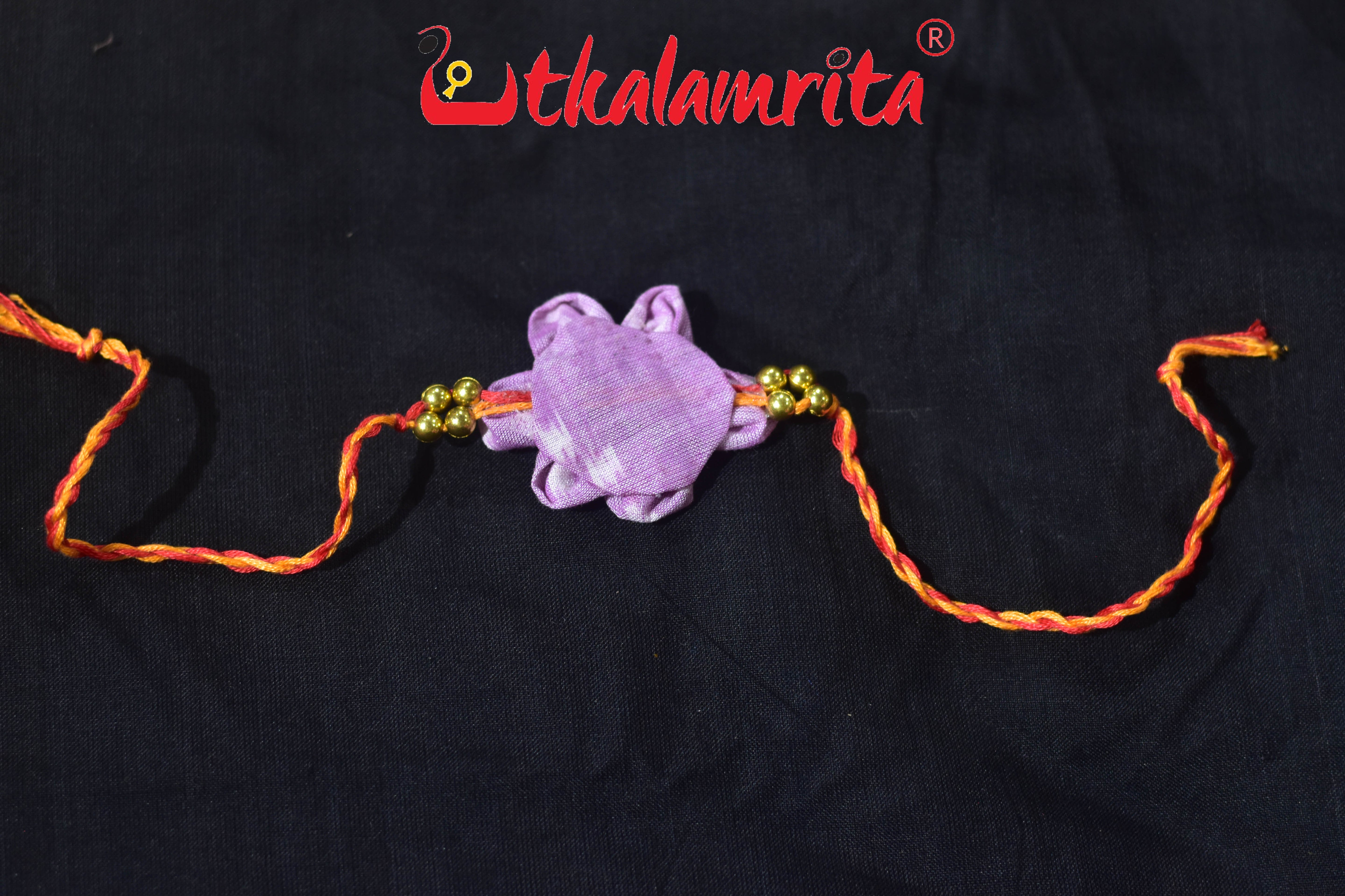 Lavendar Flower (Ikat Rakhi)