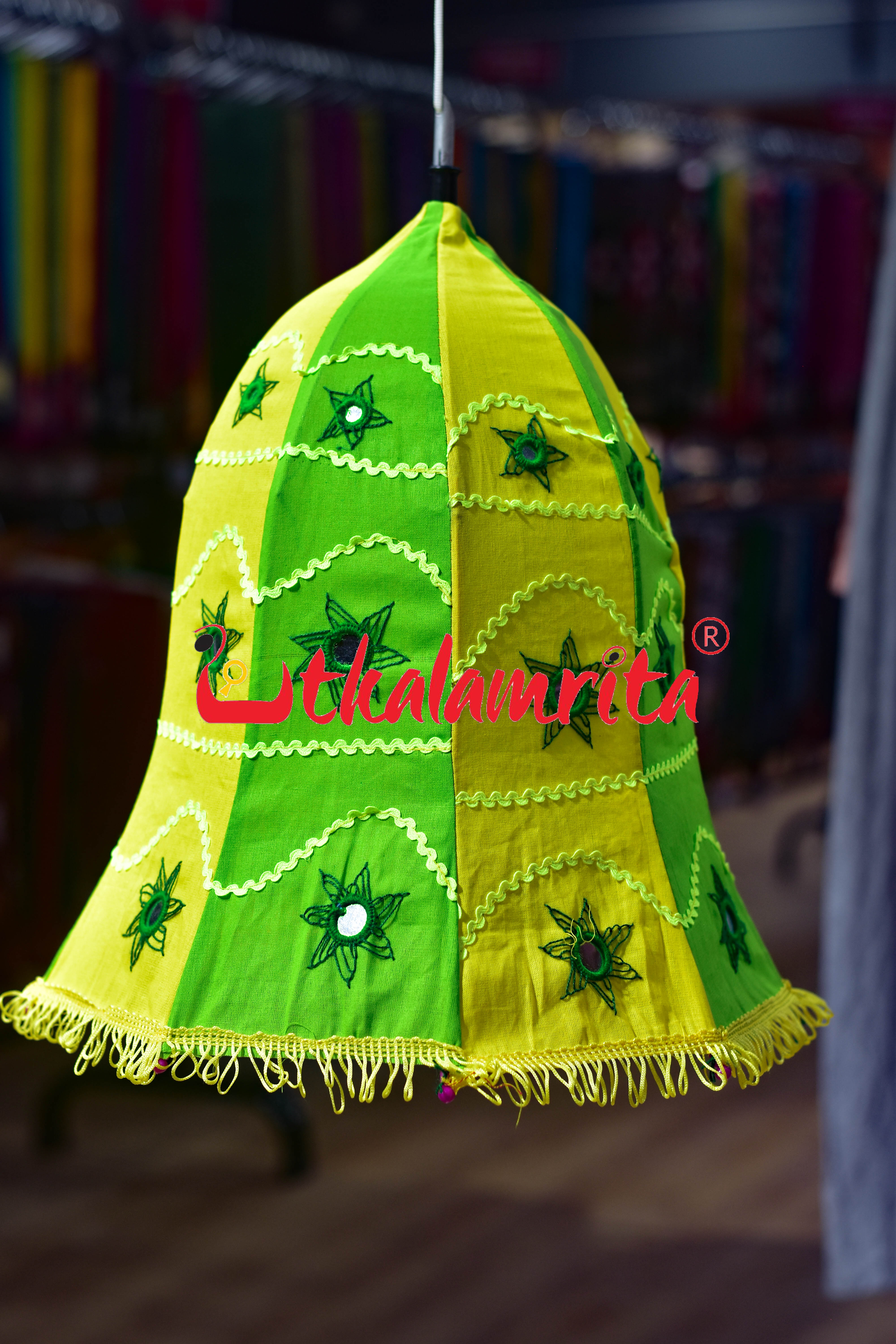 Green Yellow Special Bell Lampshade