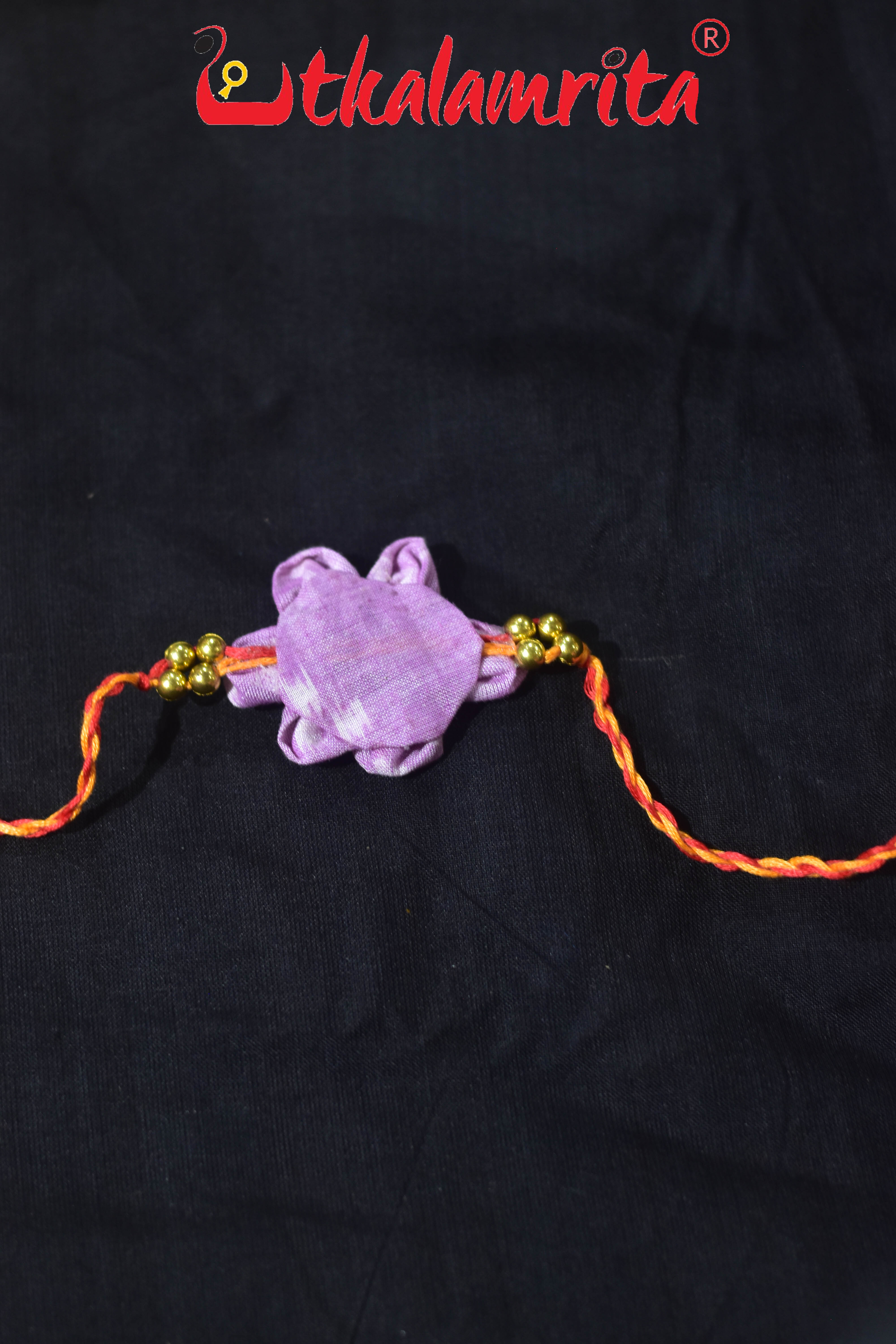 Lavendar Flower (Ikat Rakhi)