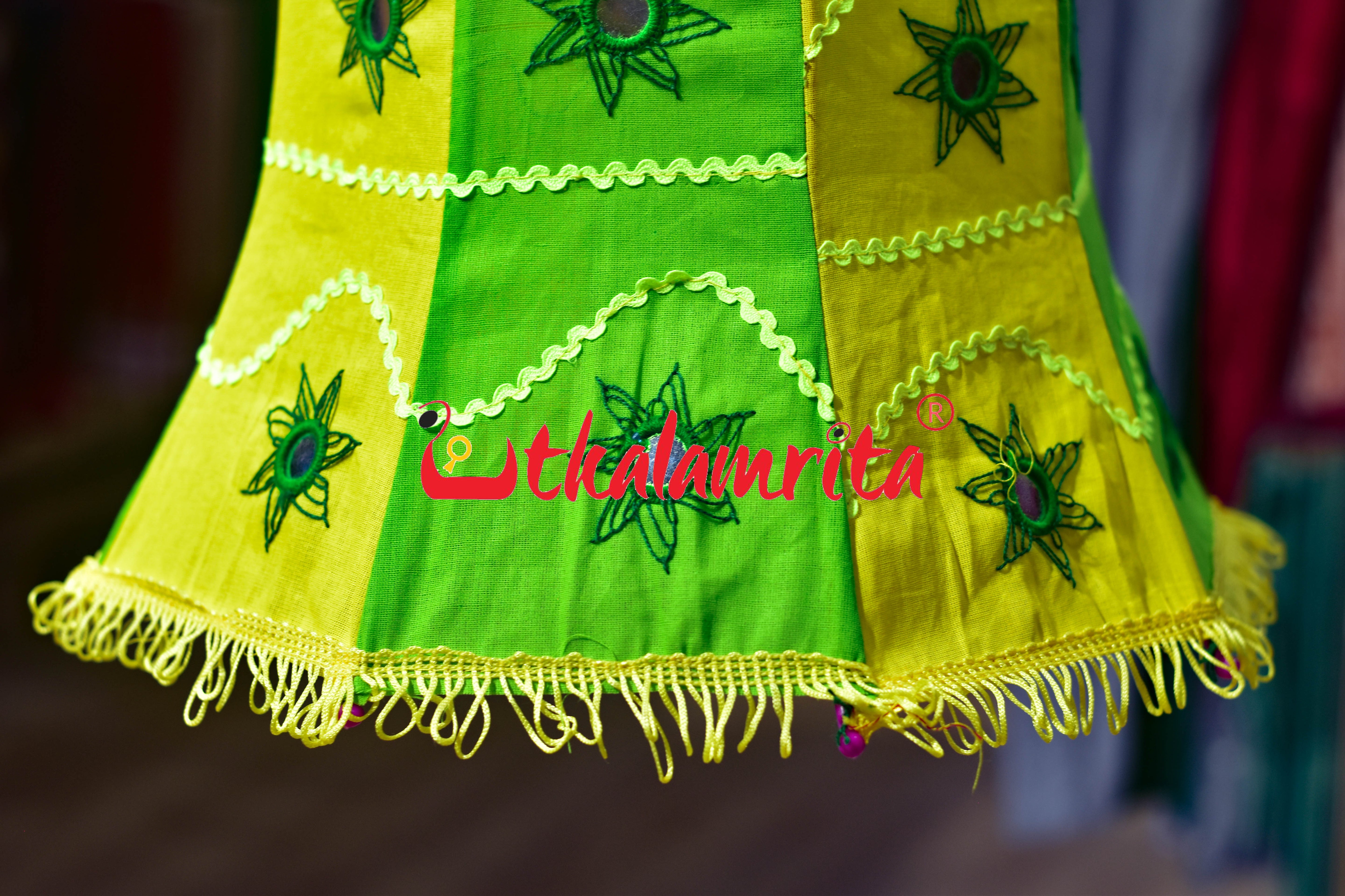Green Yellow Special Bell Lampshade
