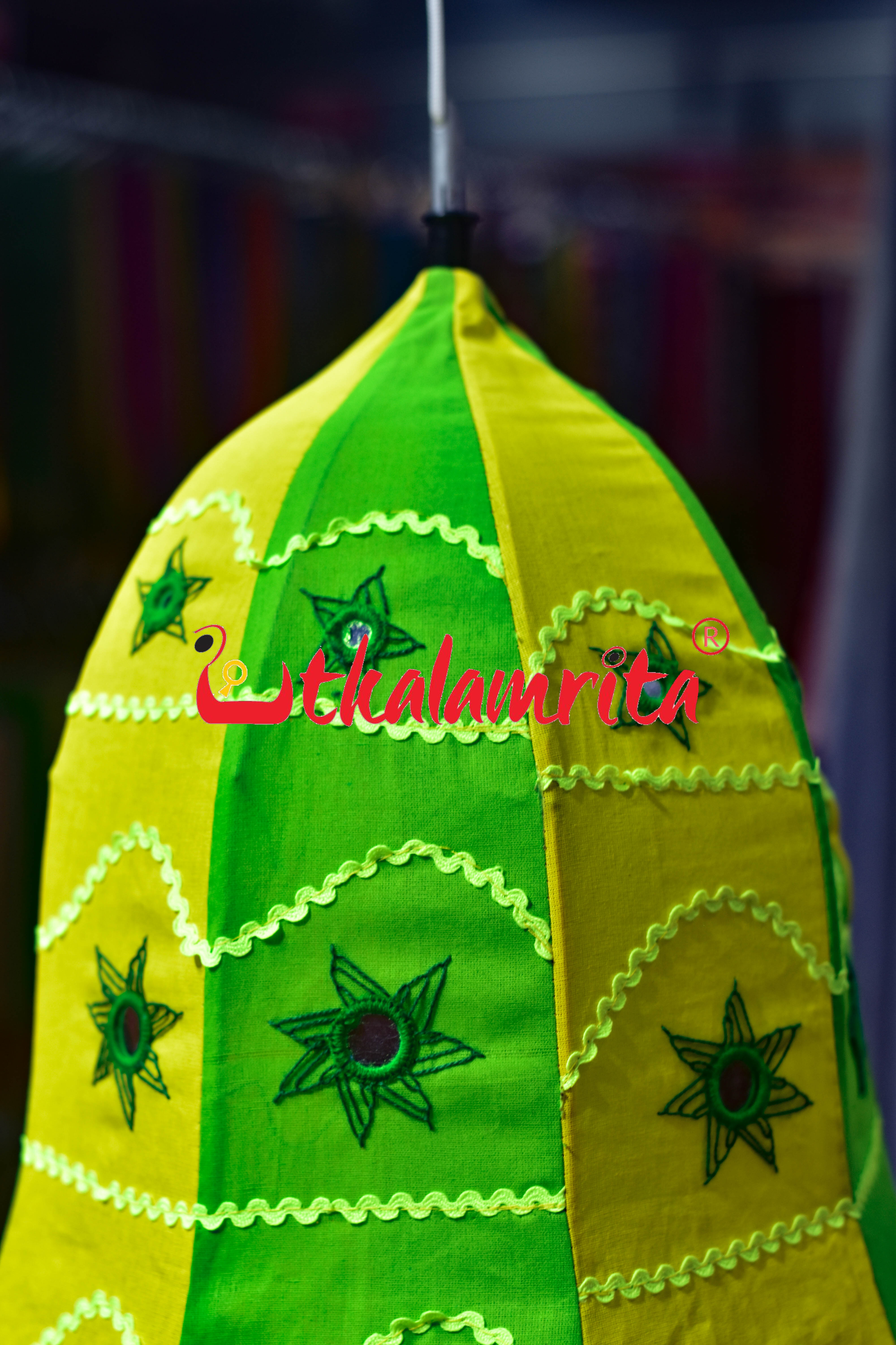 Green Yellow Special Bell Lampshade