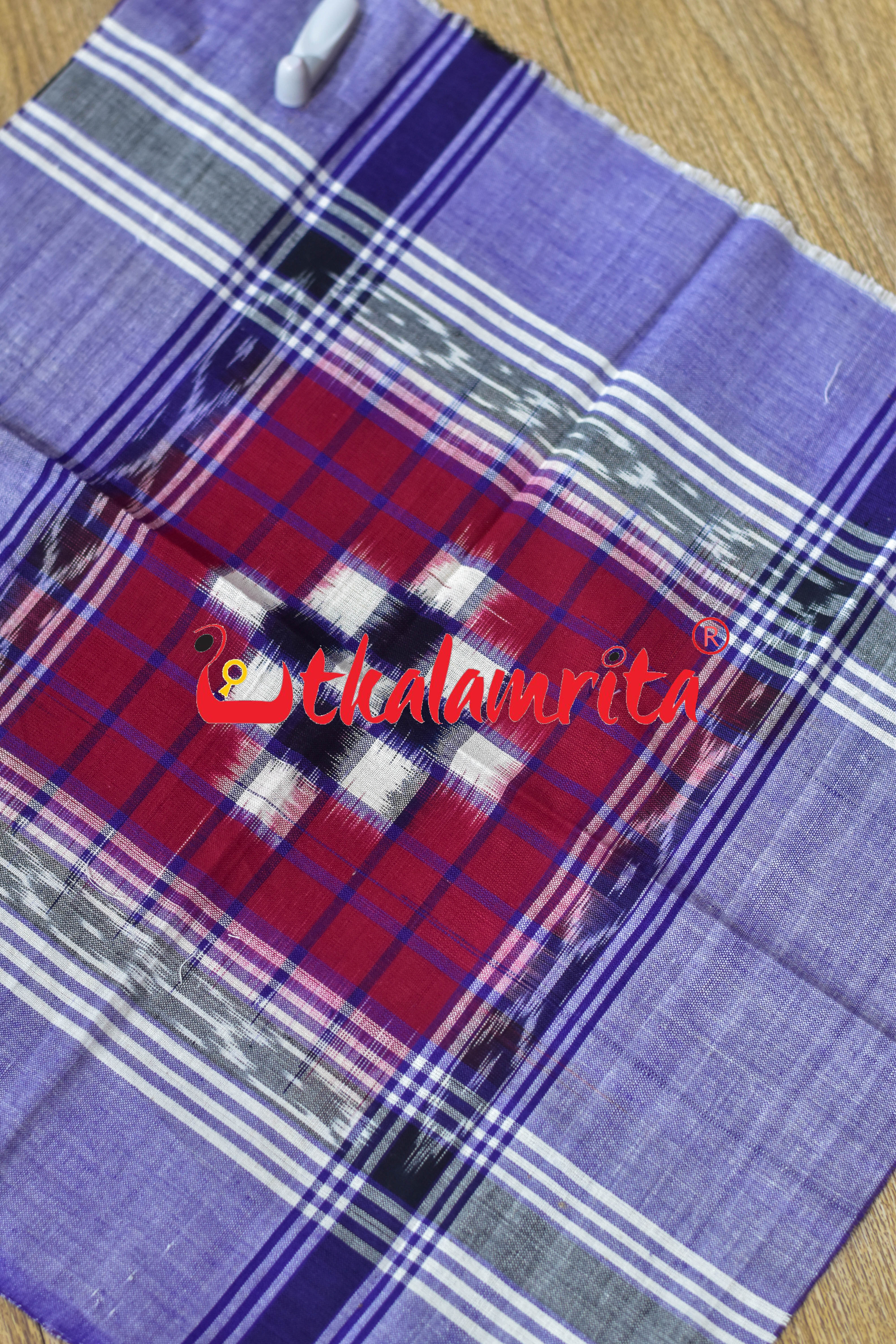 Purple Red Middle Paspali (Rumal)