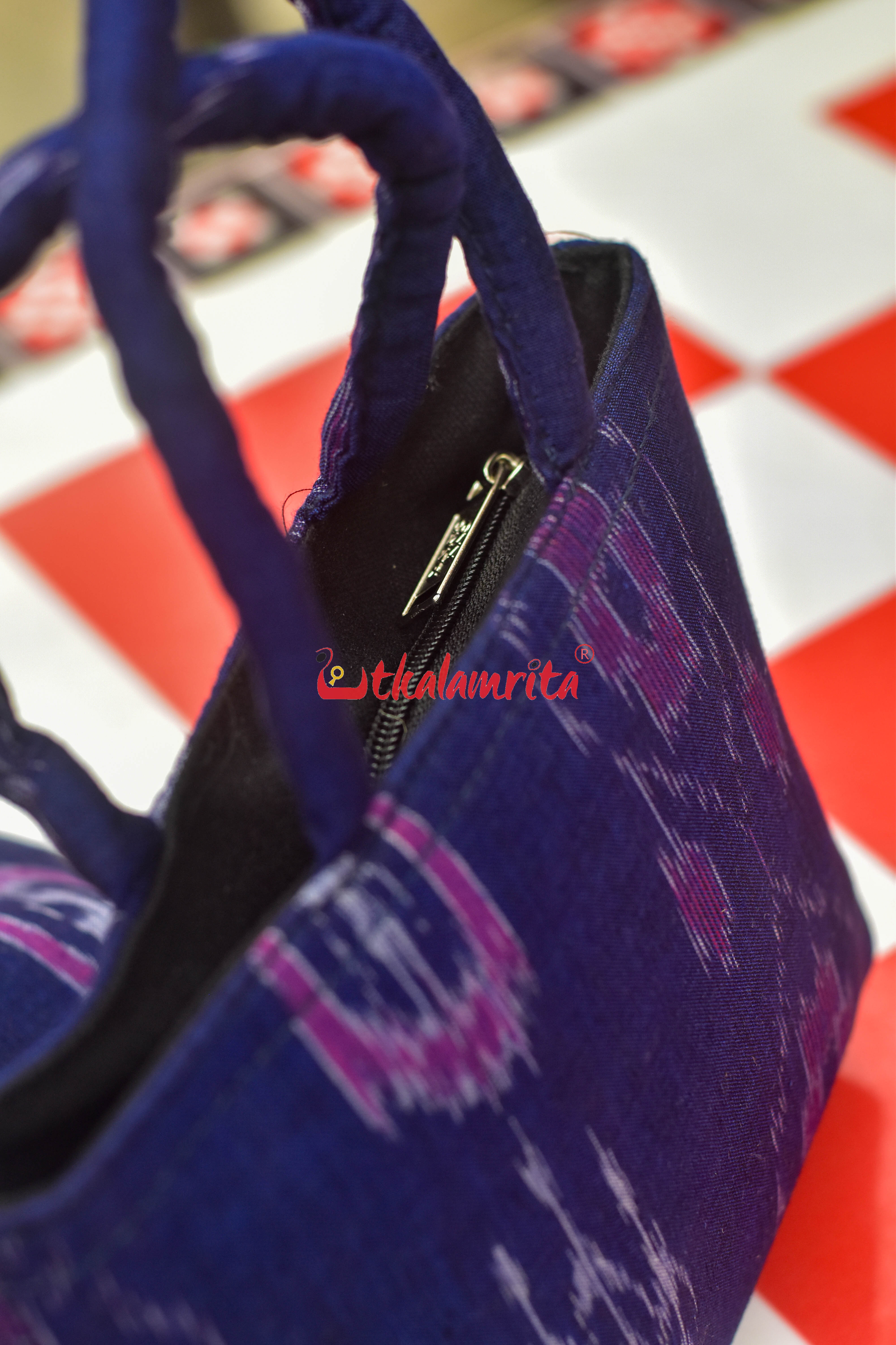 Blue Timeless Mini Vanity Bag