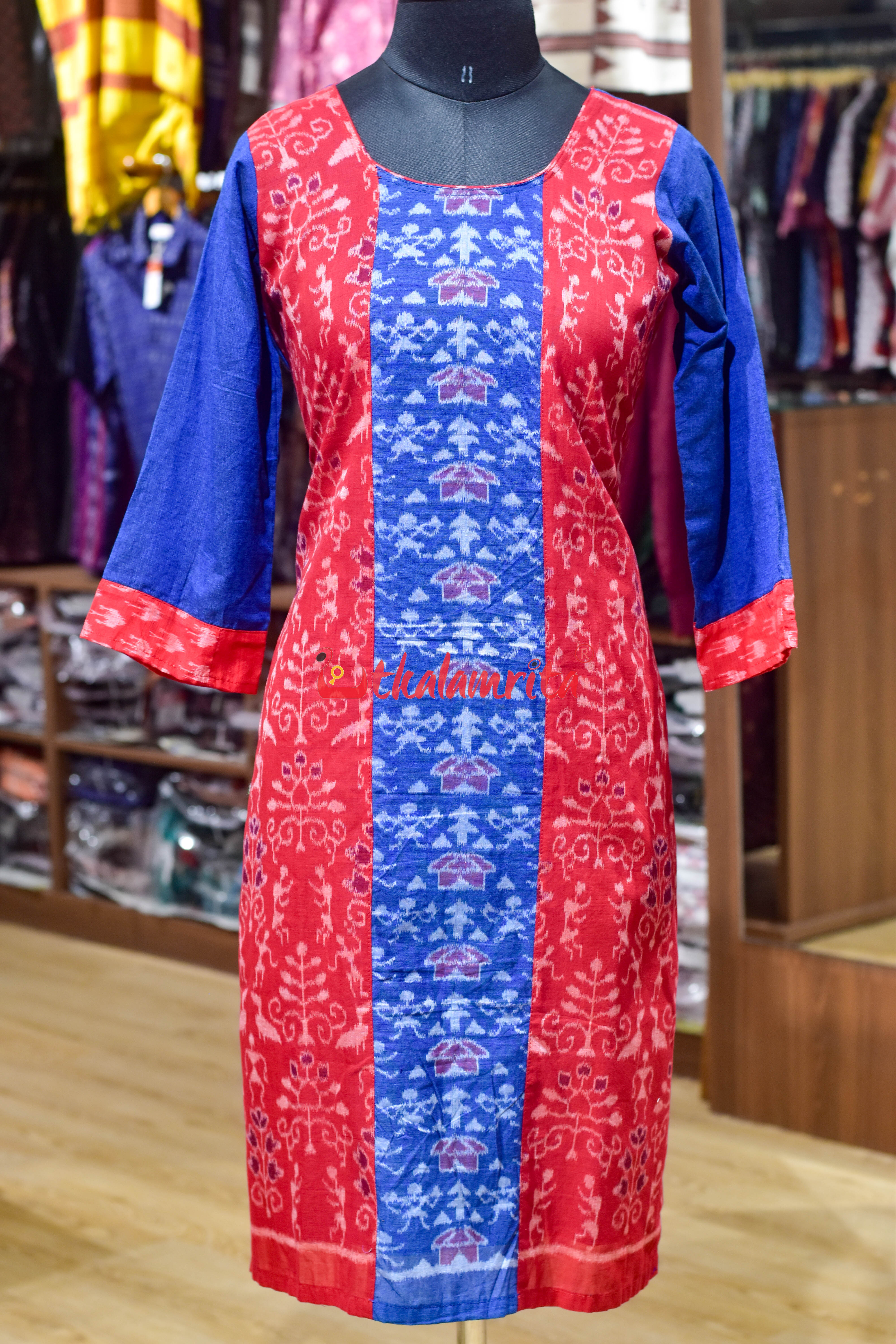 Sambalpuri Heritage Harmony (Ladies Kurti)..