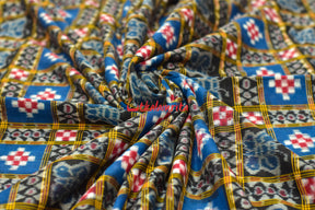 Butterfly Pasapali Team Black Cotton (Fabric)