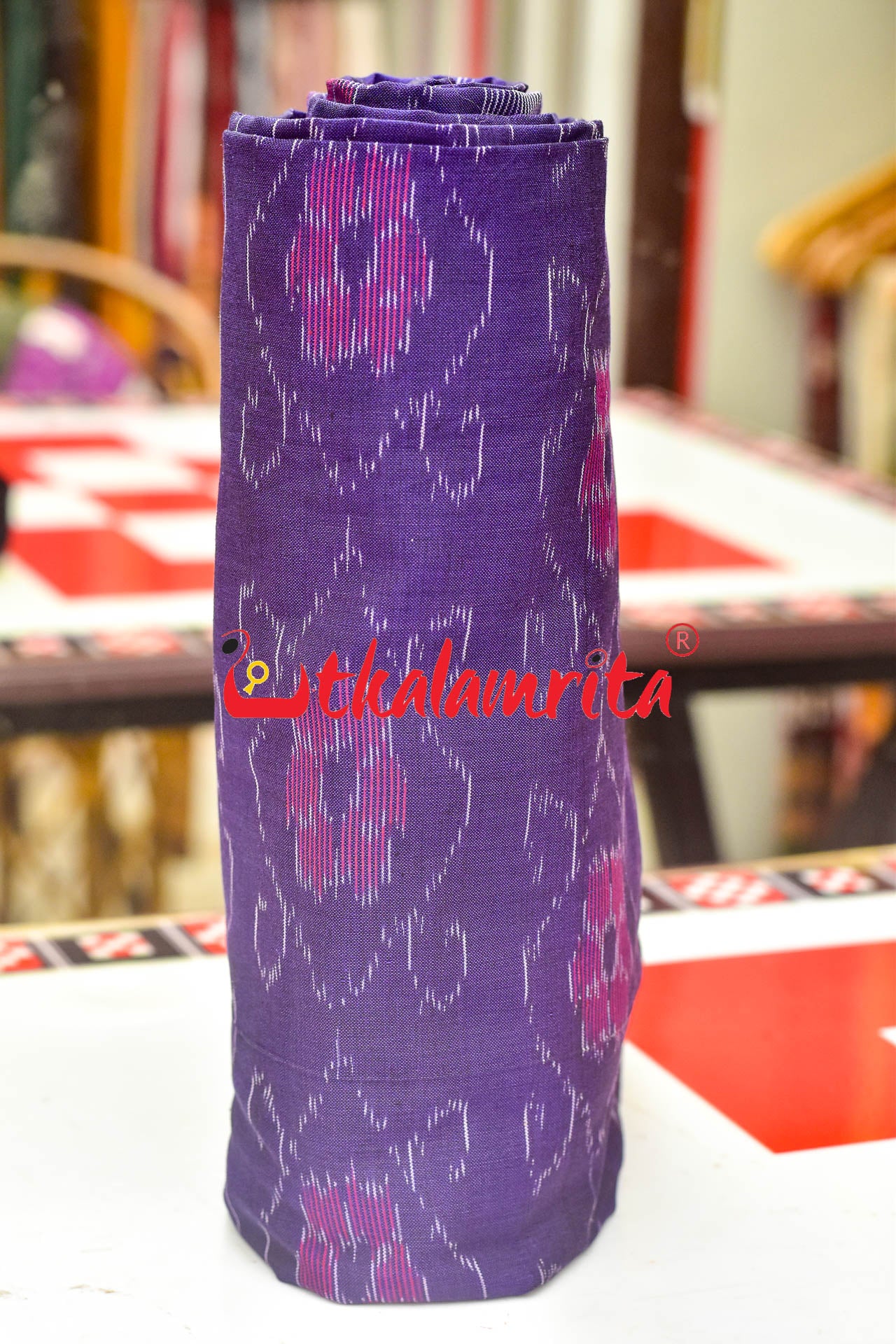 Special Violet bada Phula (Fabric)