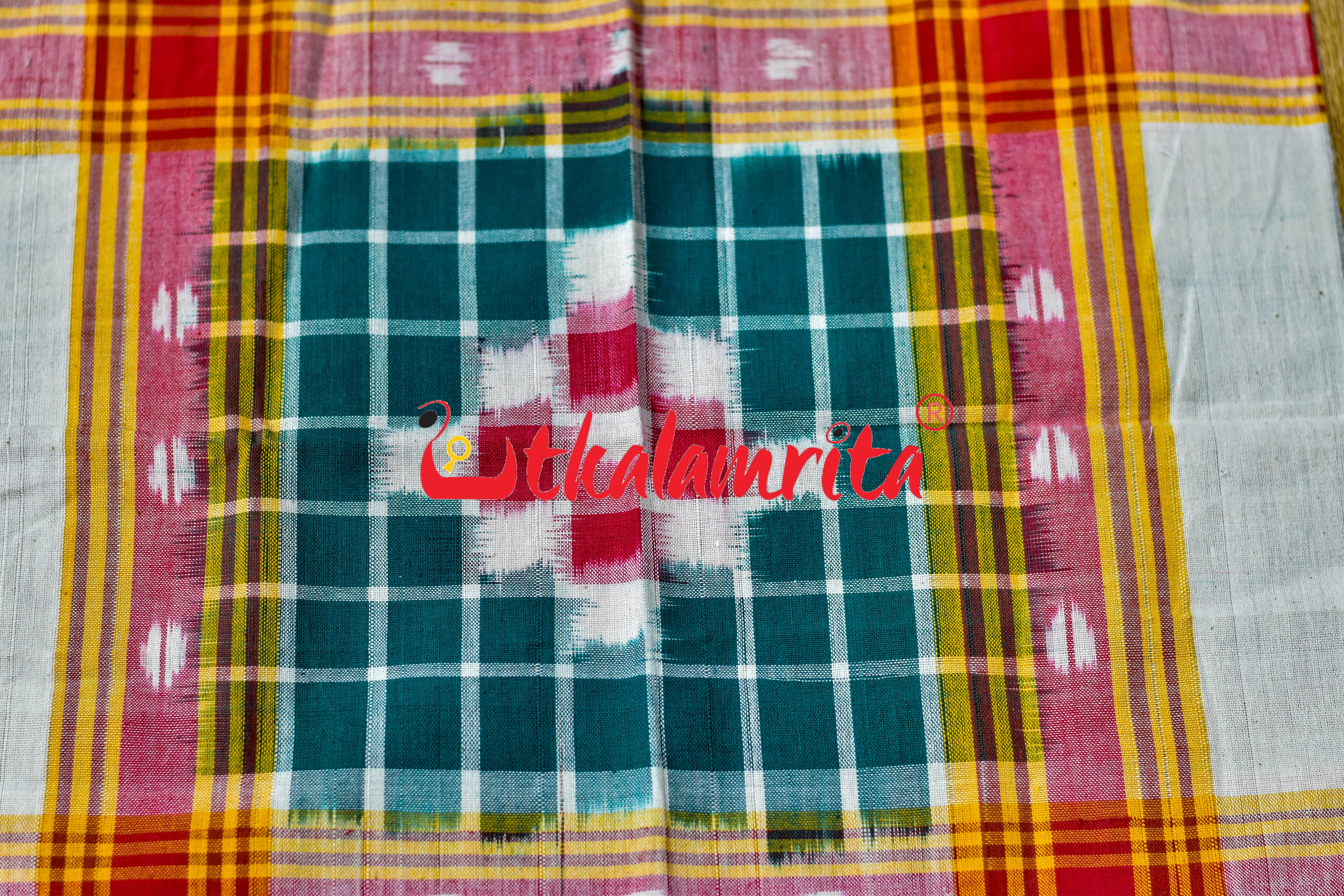 White Green Middle Paspali (Rumal)