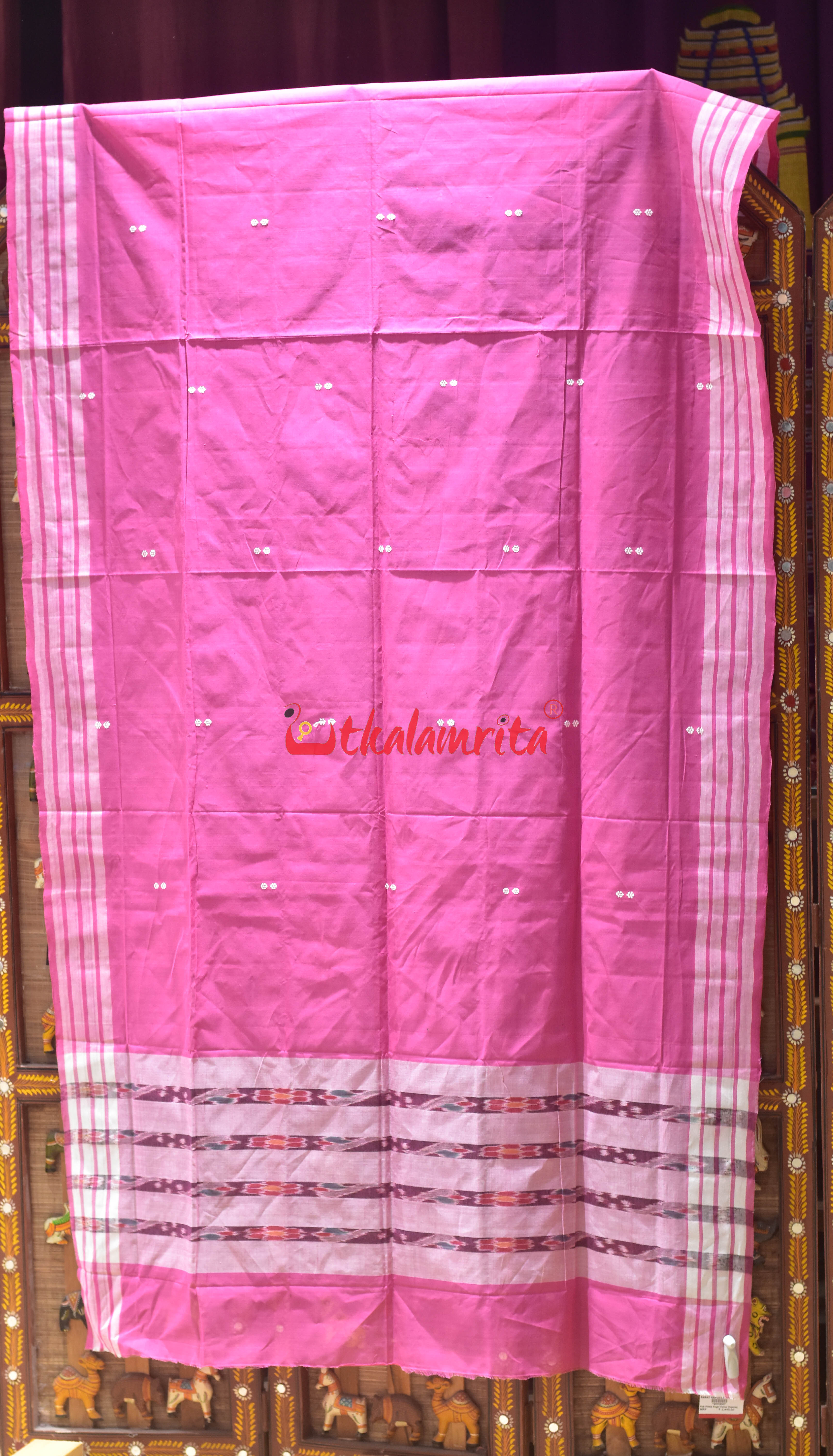Pink Pittala Single Cotton (Dupatta)