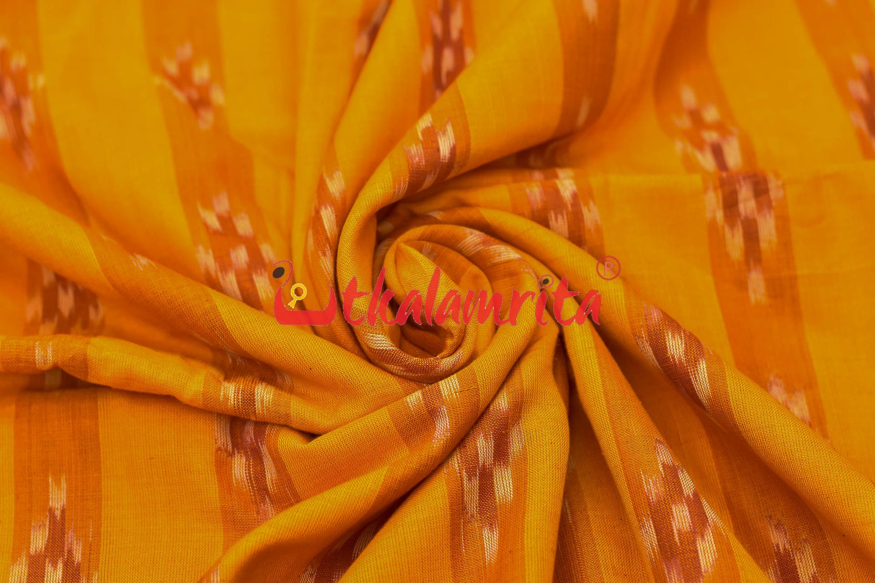 Mustard Diagonal Kuthi (Fabric)