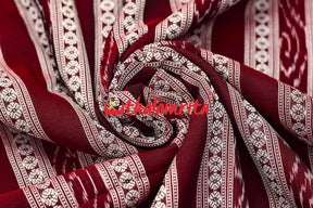 Maroon Bandha with Rudraksha (Fabric)