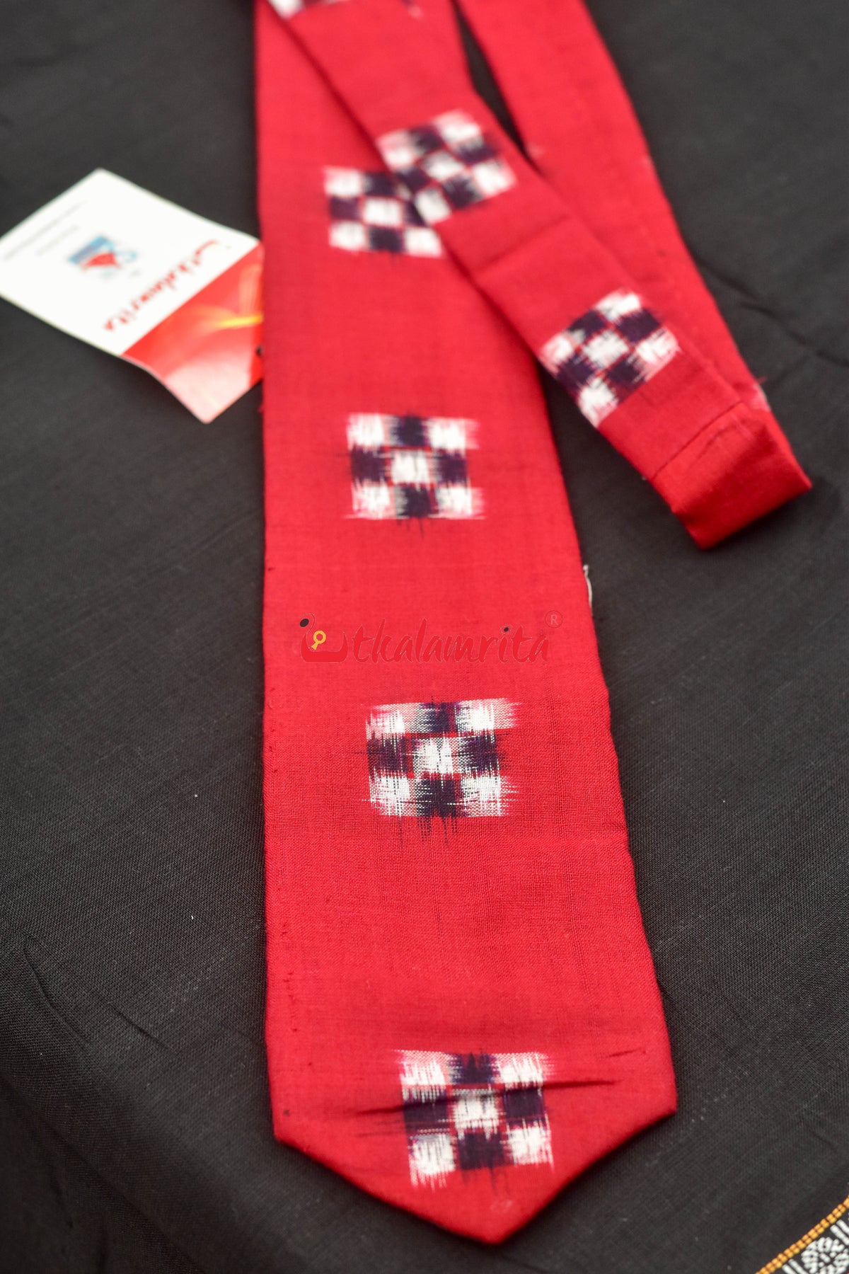 Handloom Tie (Red Sakta)