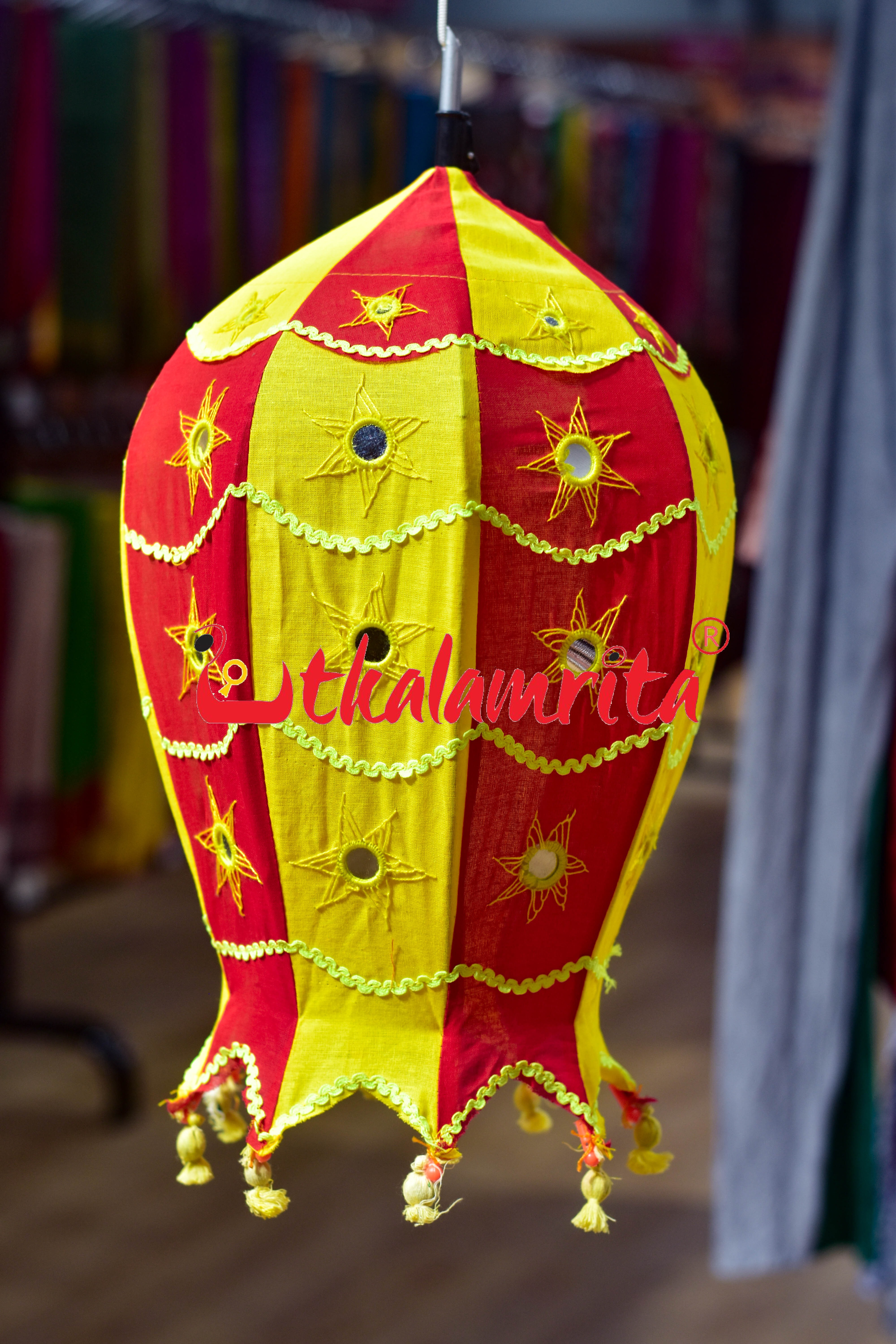 Red Yellow Special Rocket Lampshade