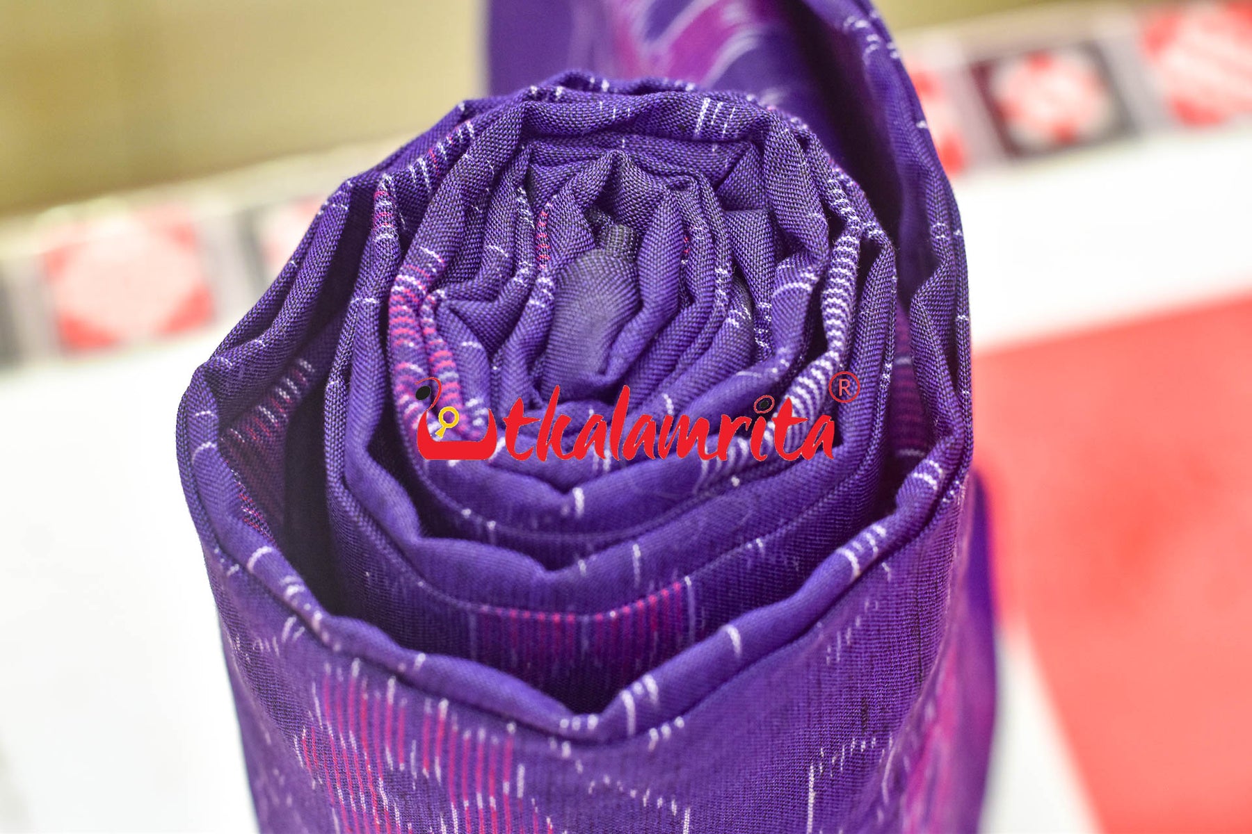 Special Violet bada Phula (Fabric)