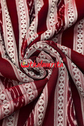 Maroon Bandha with Rudraksha (Fabric)