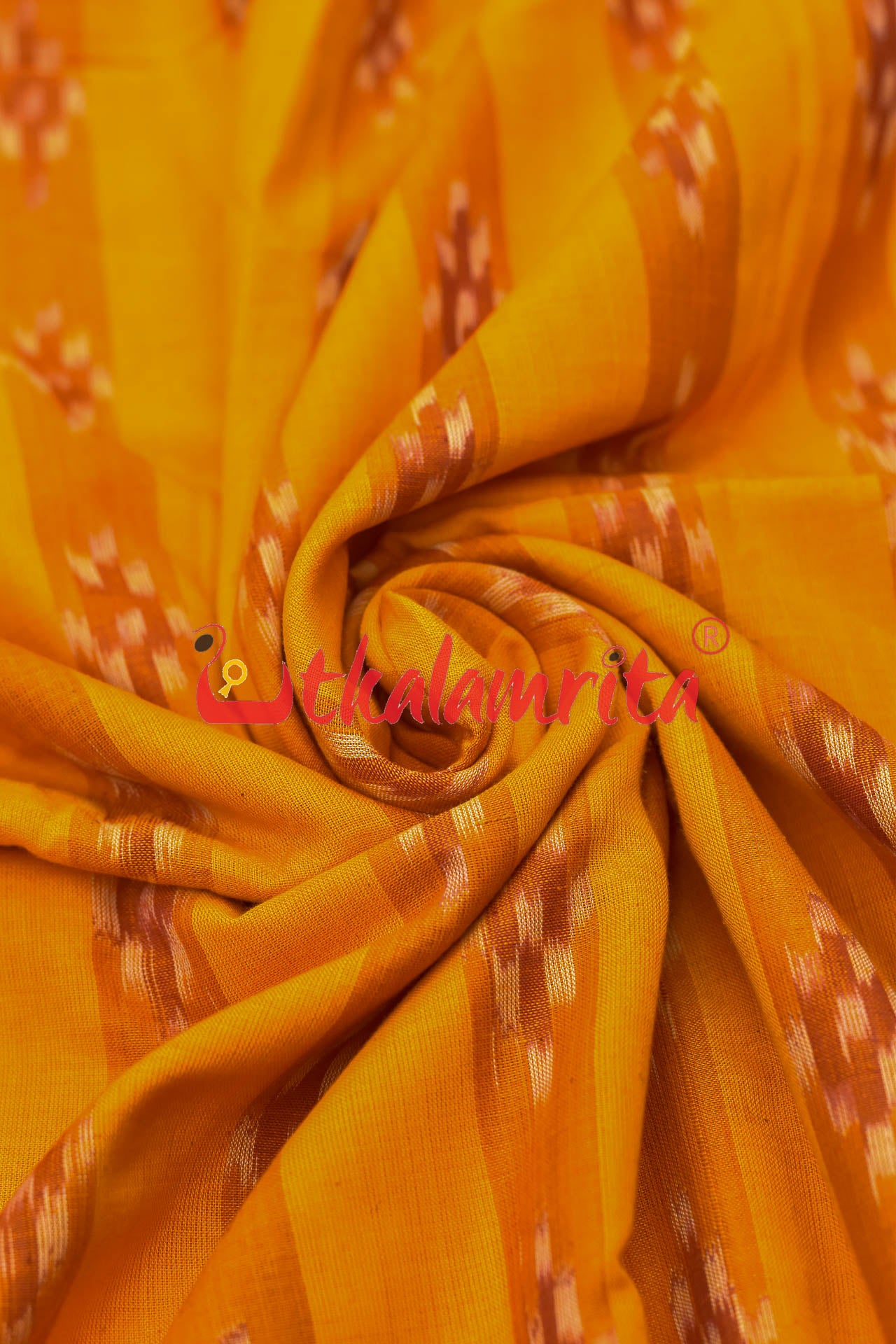 Mustard Diagonal Kuthi (Fabric)