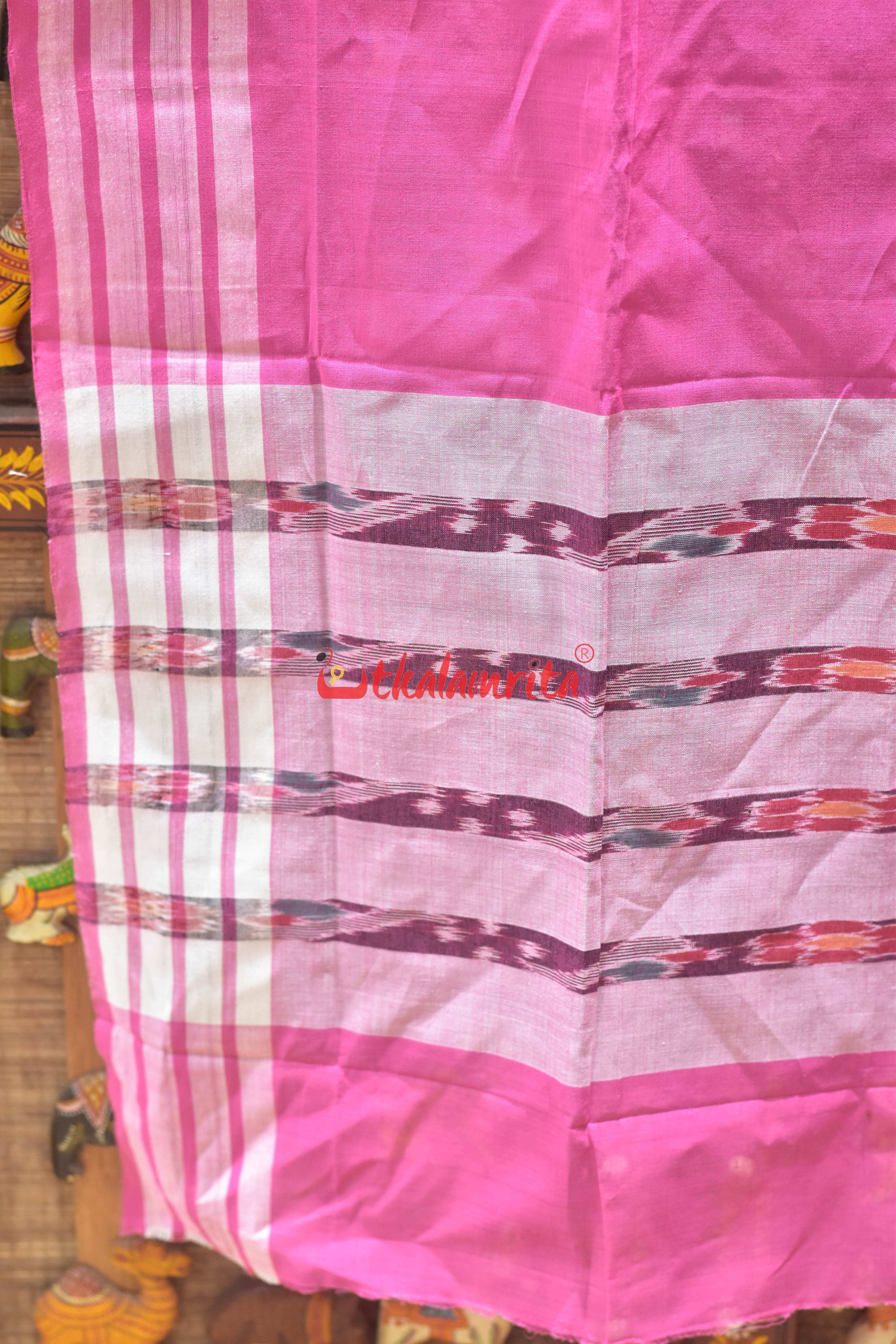 Pink Pittala Single Cotton (Dupatta)