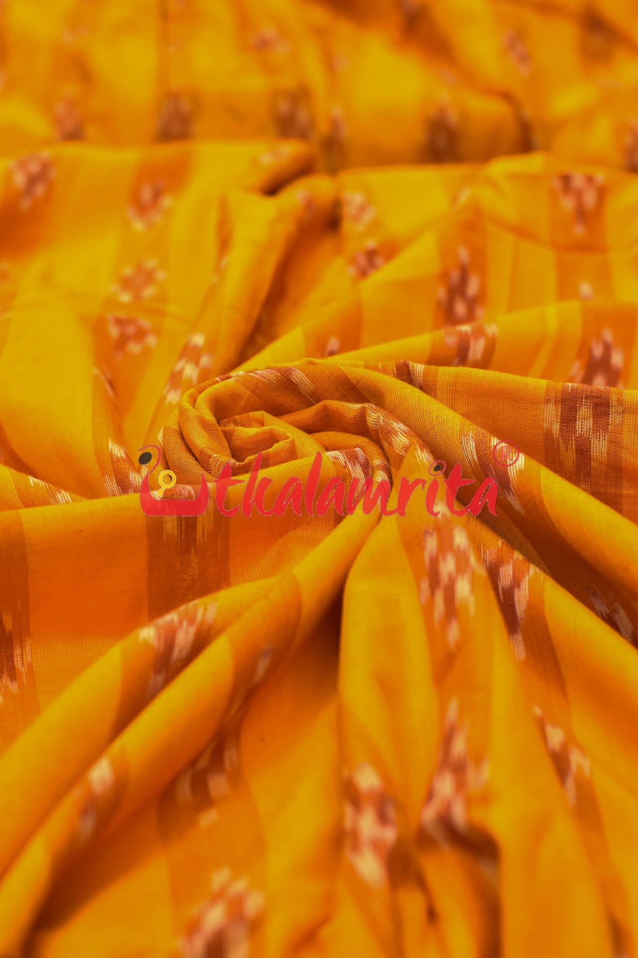 Mustard Diagonal Kuthi (Fabric)