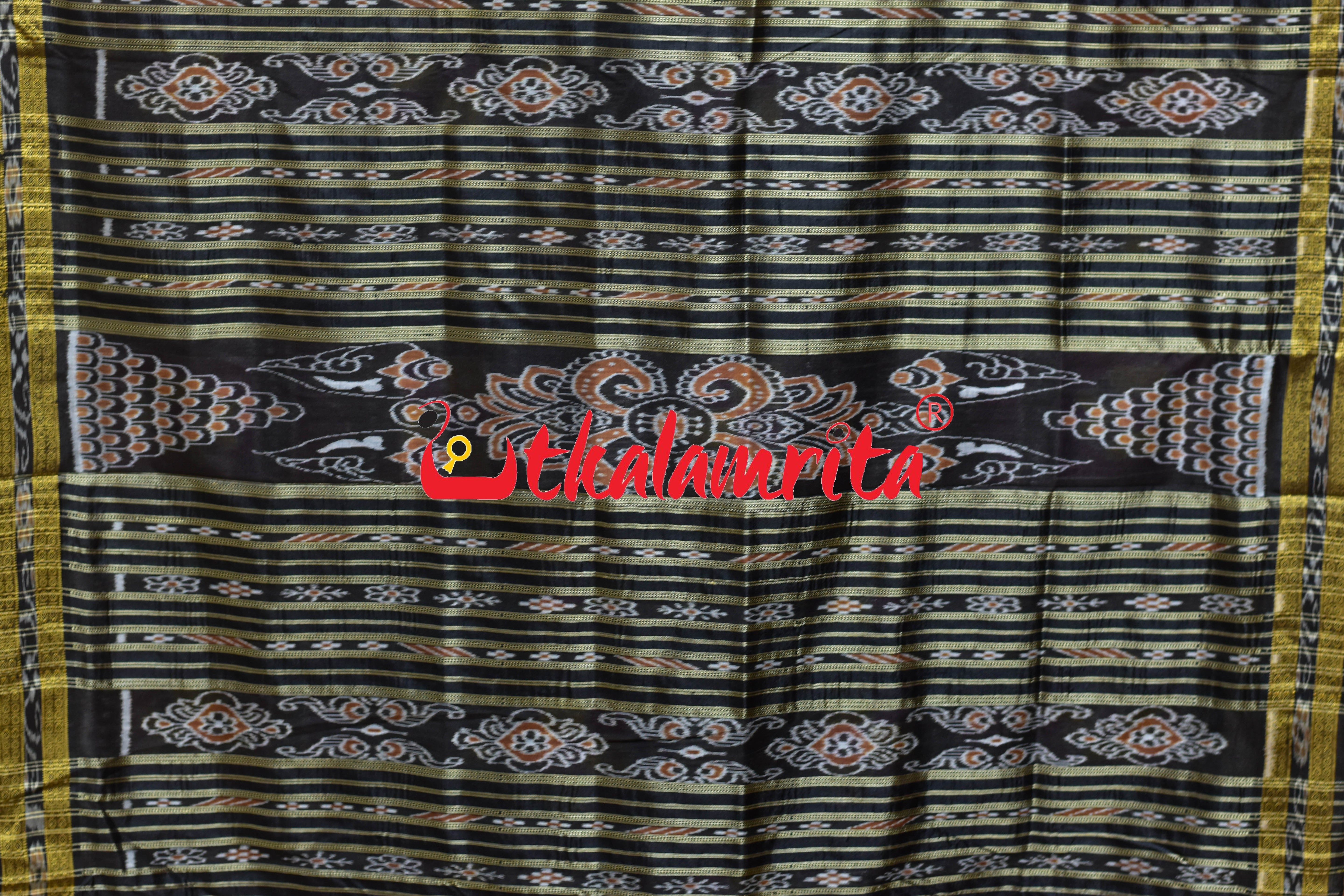 5D Coffee Ghara Jharaka Khandua Silk Saree