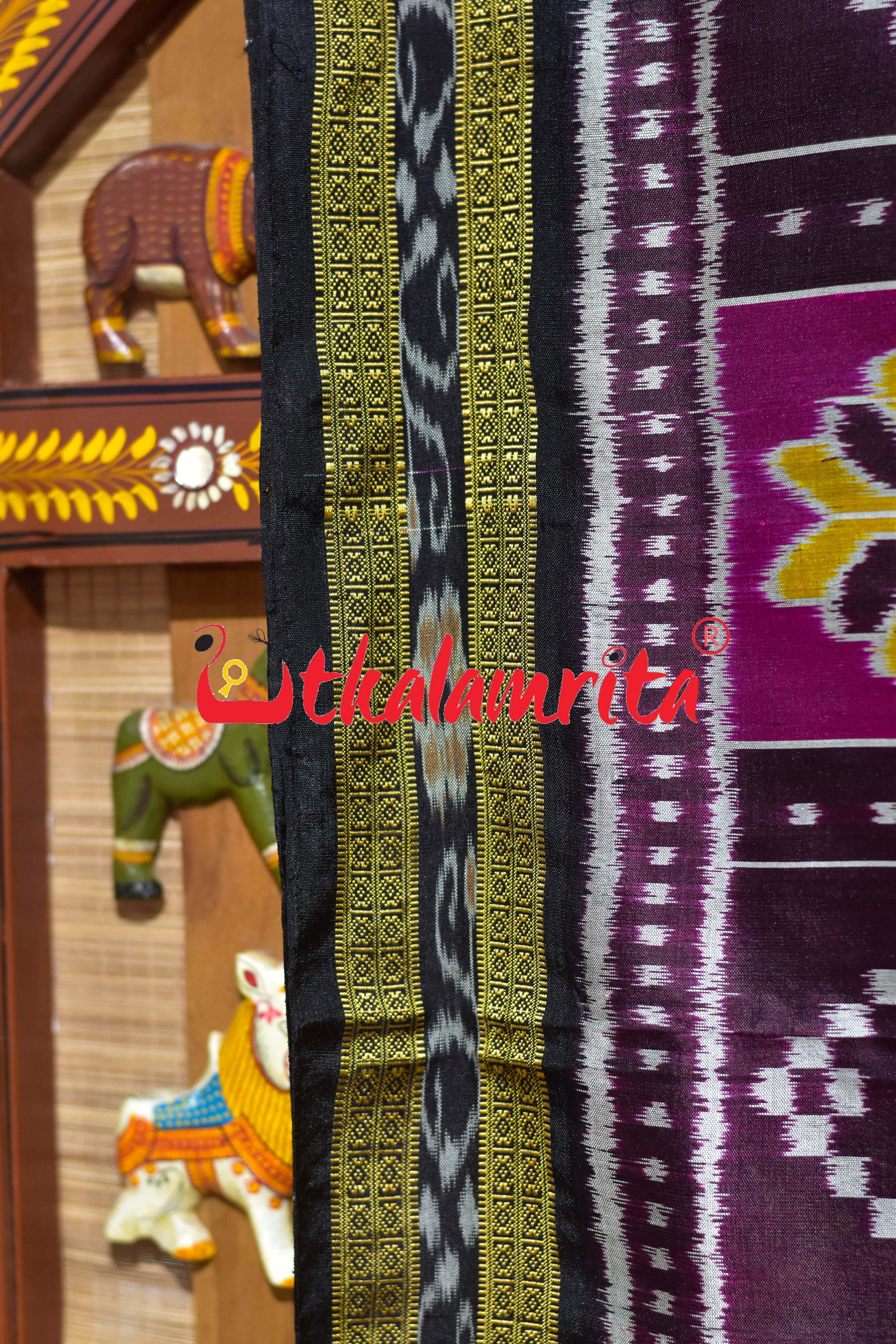 5D Coffee Ghara Jharaka Khandua Silk Saree