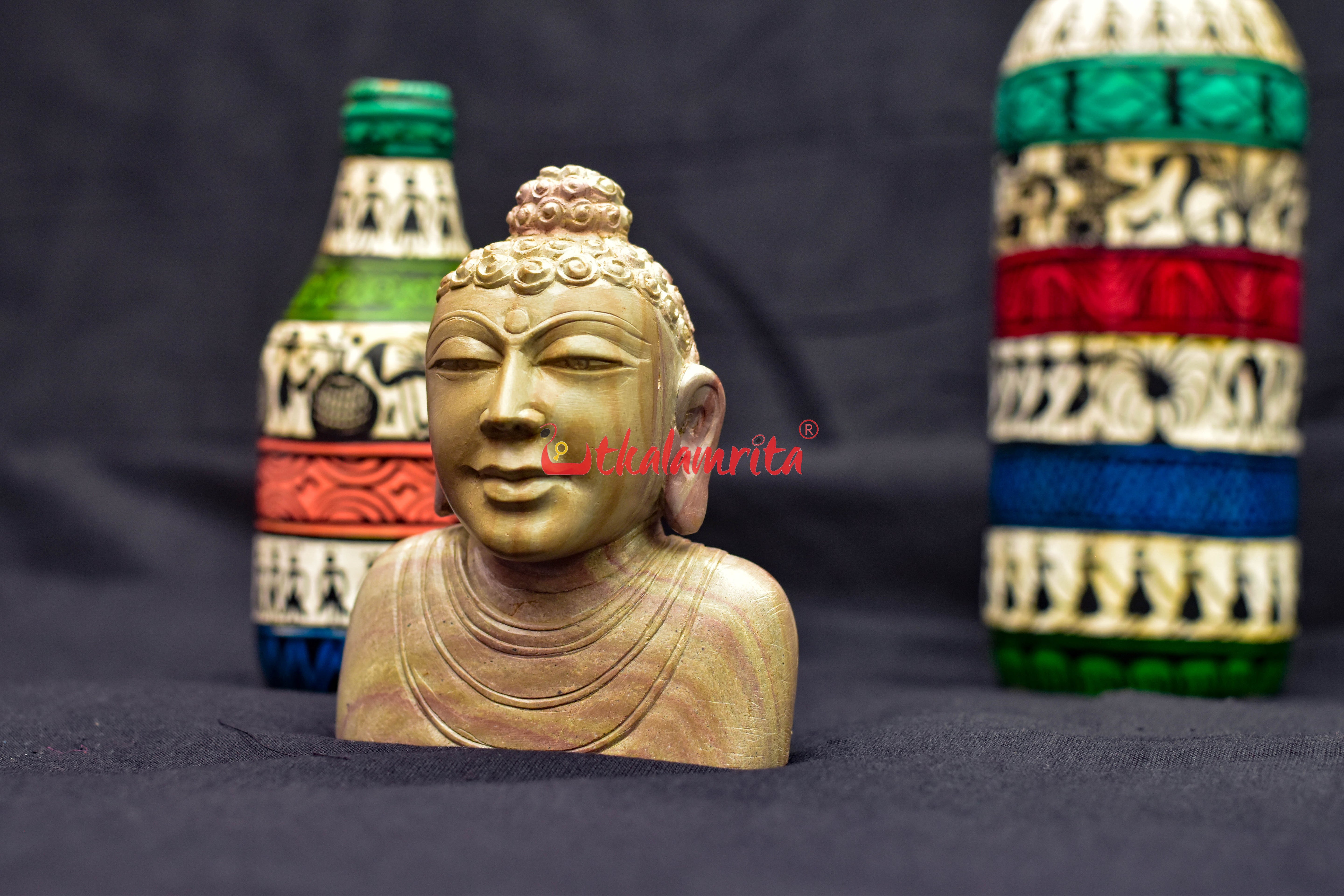 Buddha Konark Stone Carving Idol
