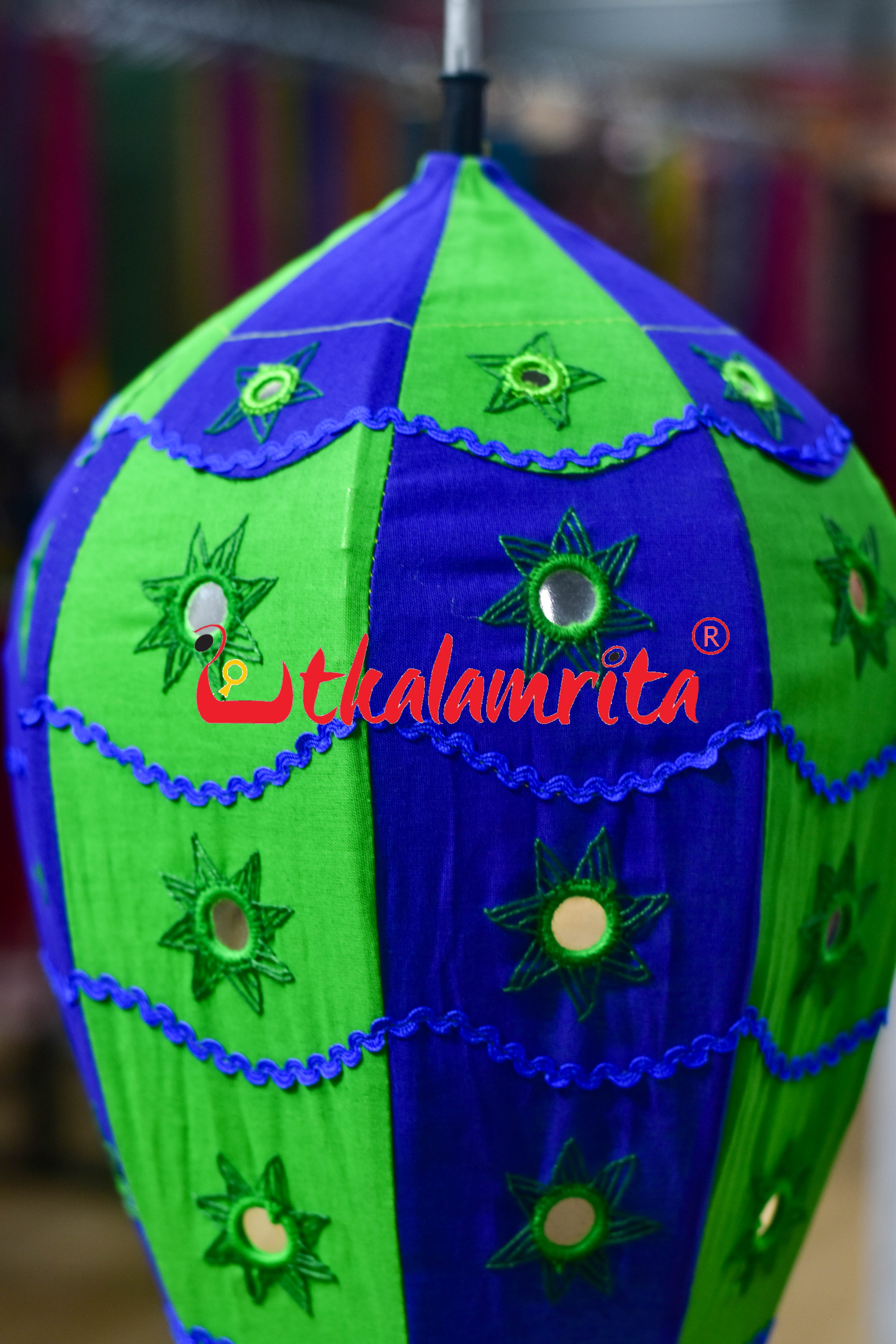Green Blue Special Rocket Lampshade