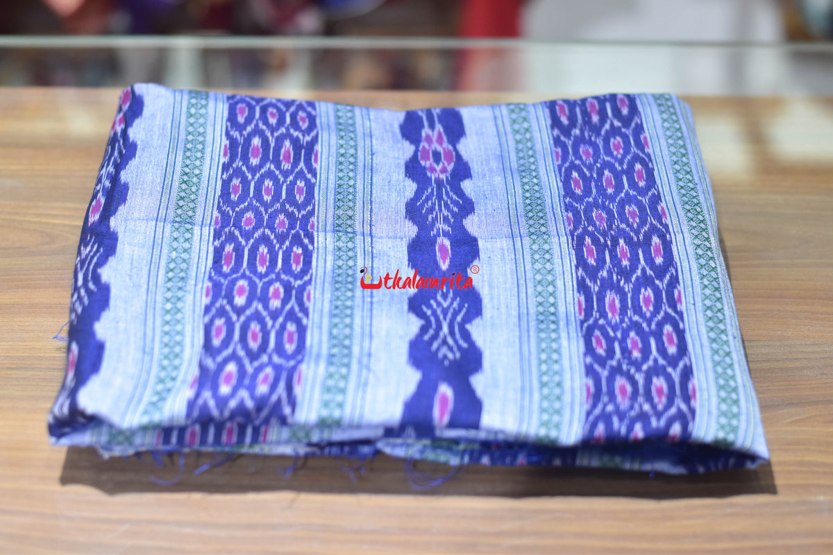 blue with green kangula (fabric)