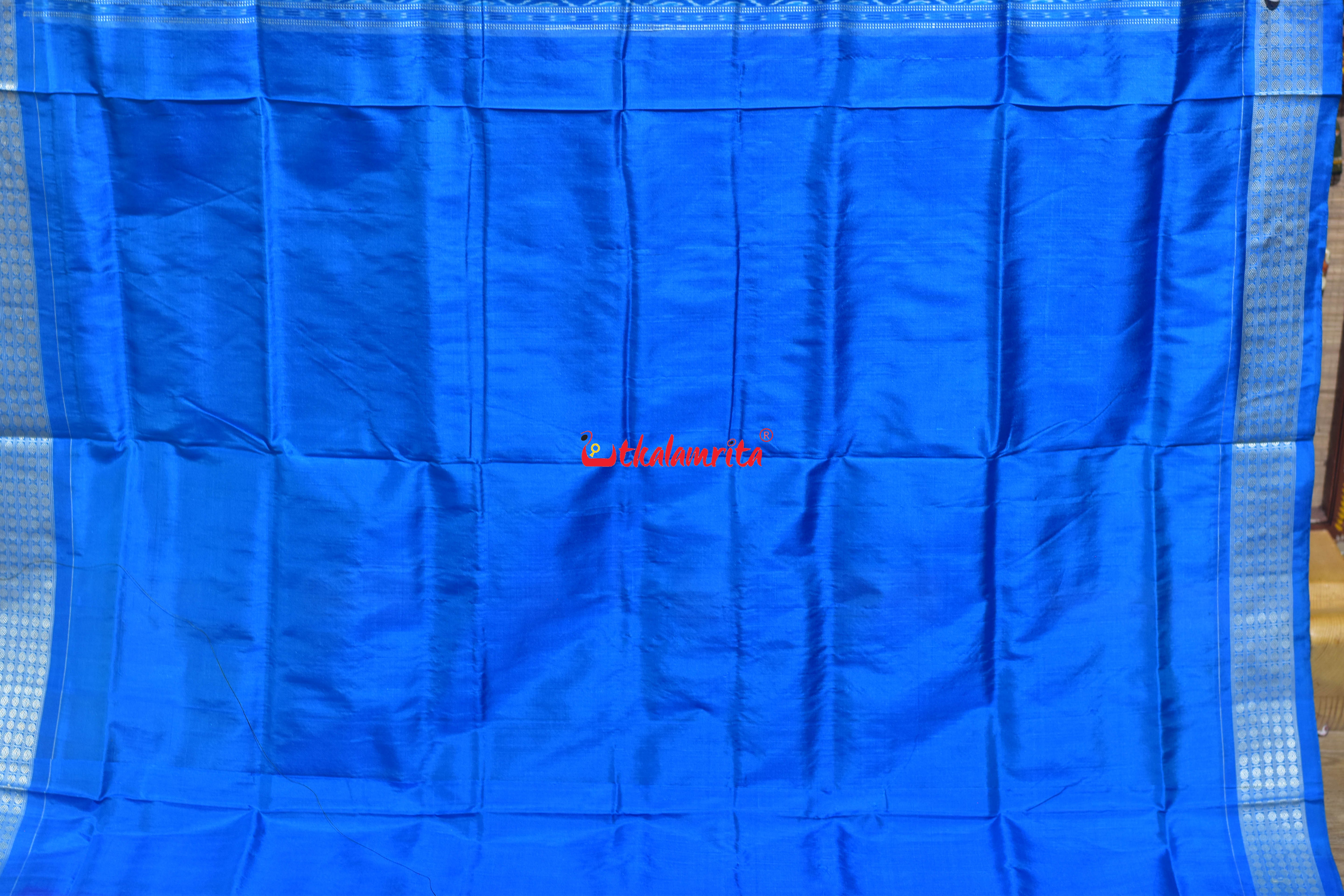 Mahul Betta Purple Blue Sambalpuri Silk Saree