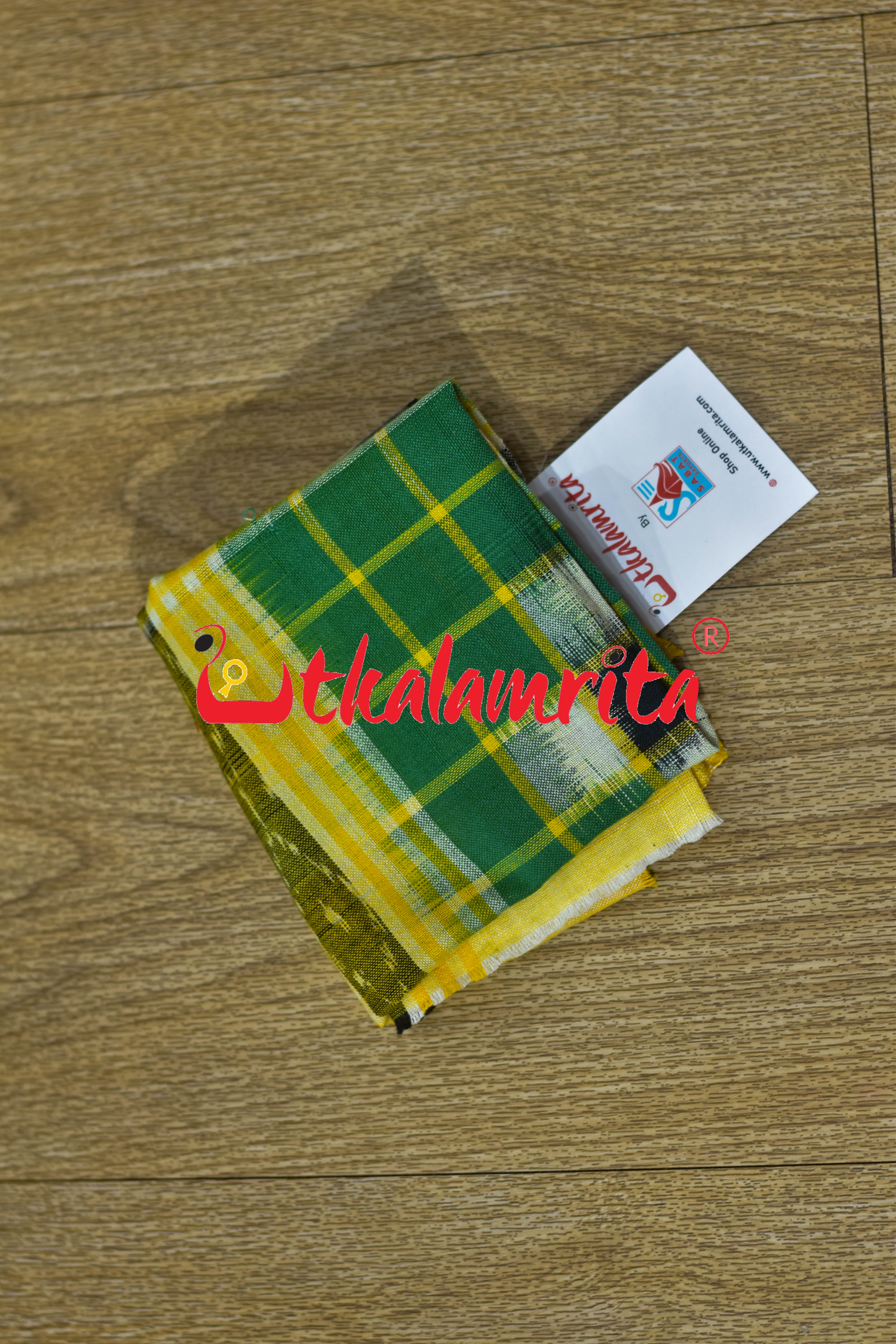 Yellow Green Middle Paspali (Rumal)