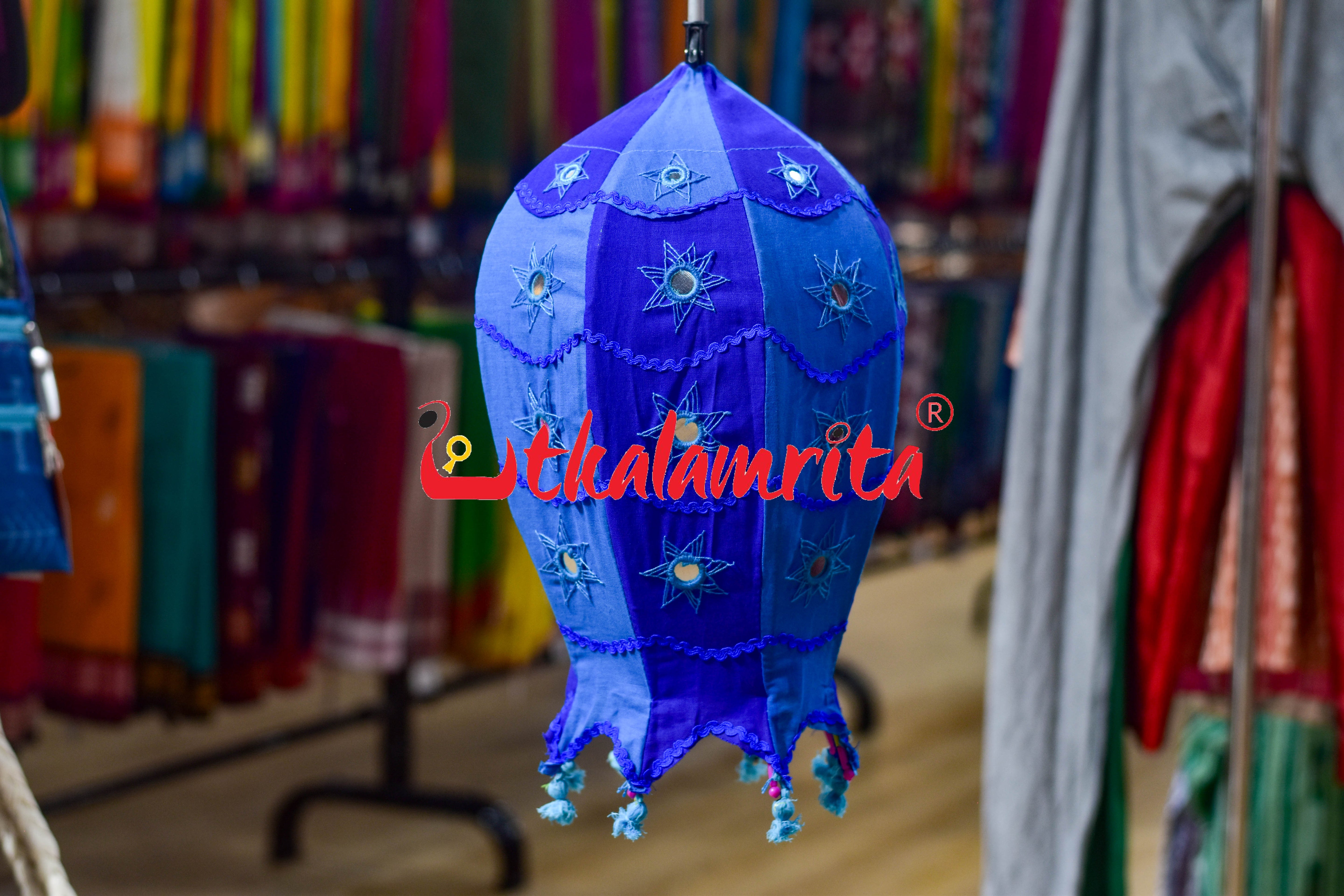 Blue Teal Special Rocket Lampshade