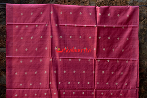 Bhunaksha Anchal Maroon Tussar Silk