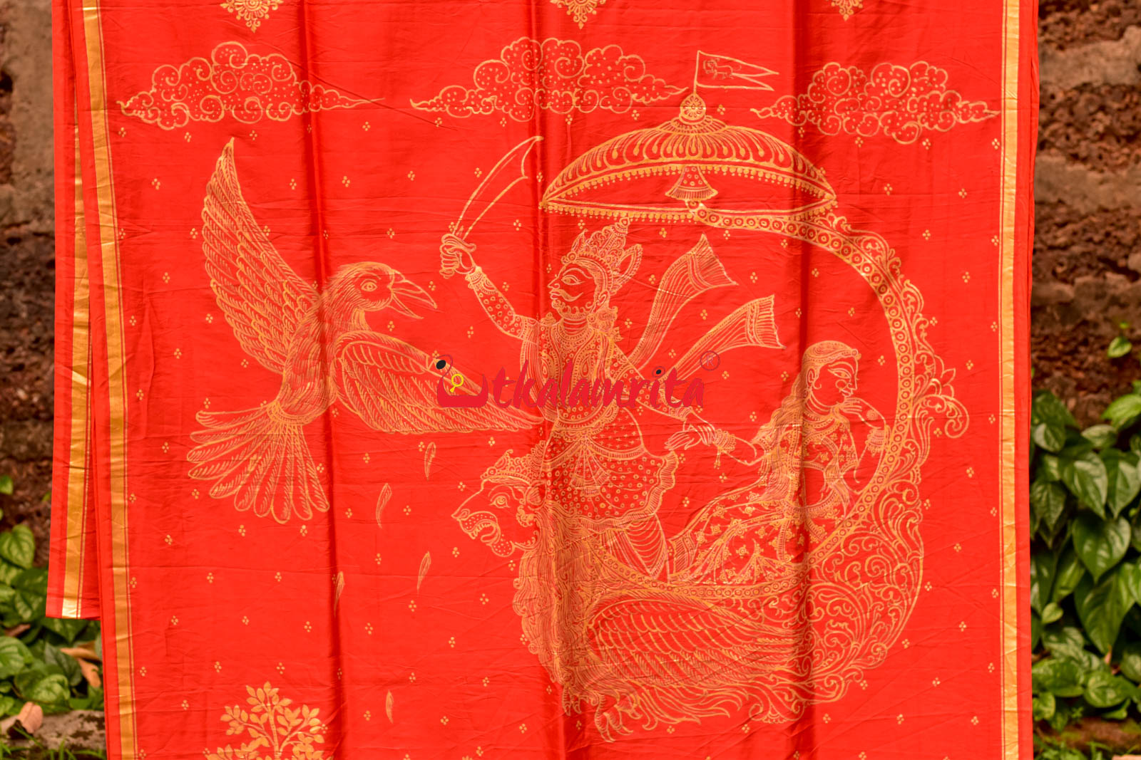 Sita Harana Pattachitra Silk Saree