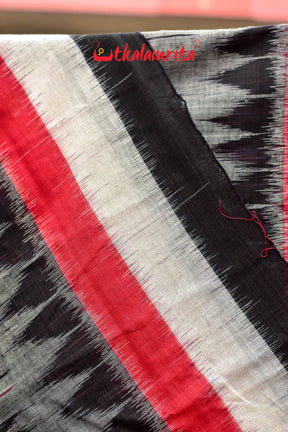 Grey Dhanpatri RBW Khandua Cotton Saree