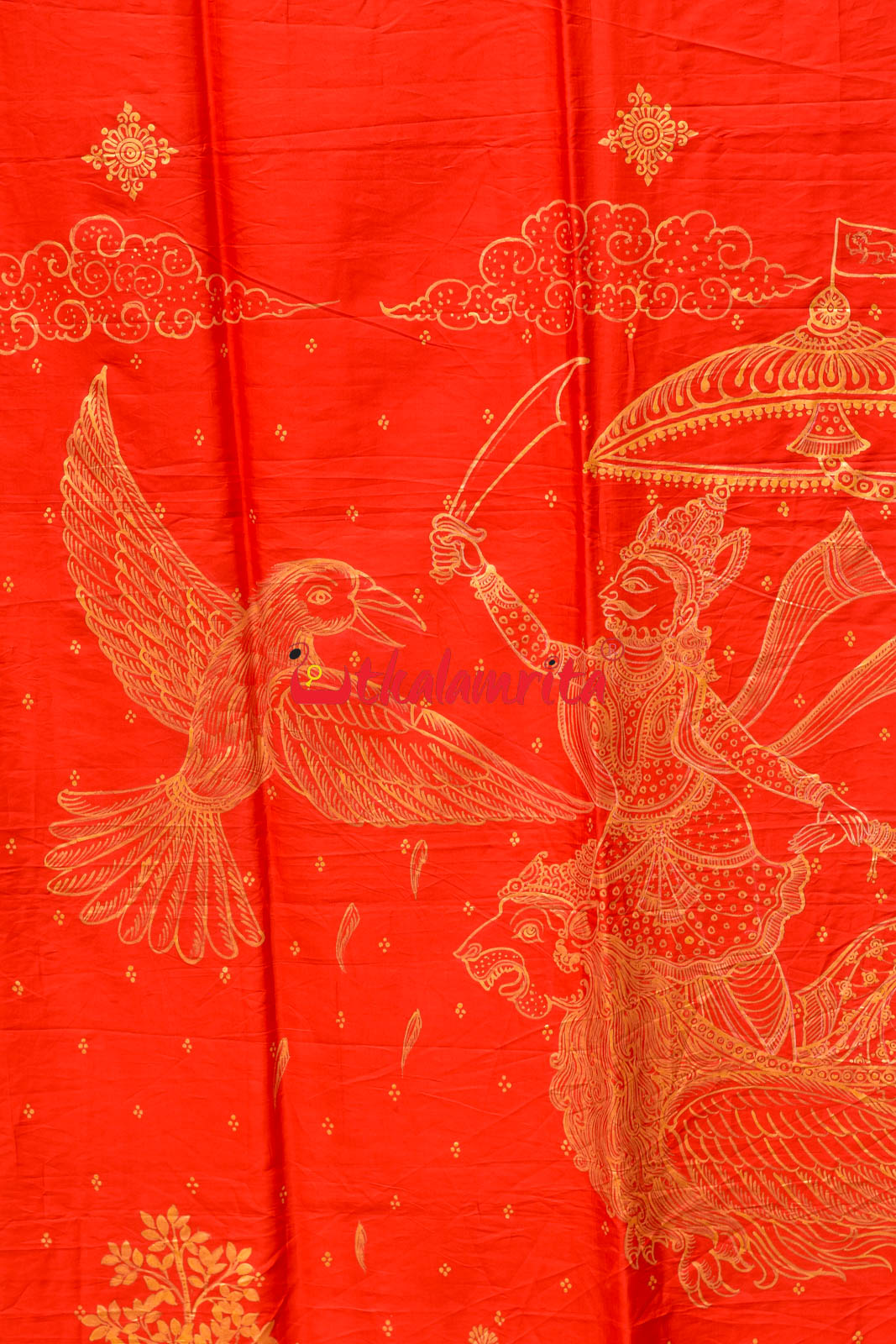 Sita Harana Pattachitra Silk Saree