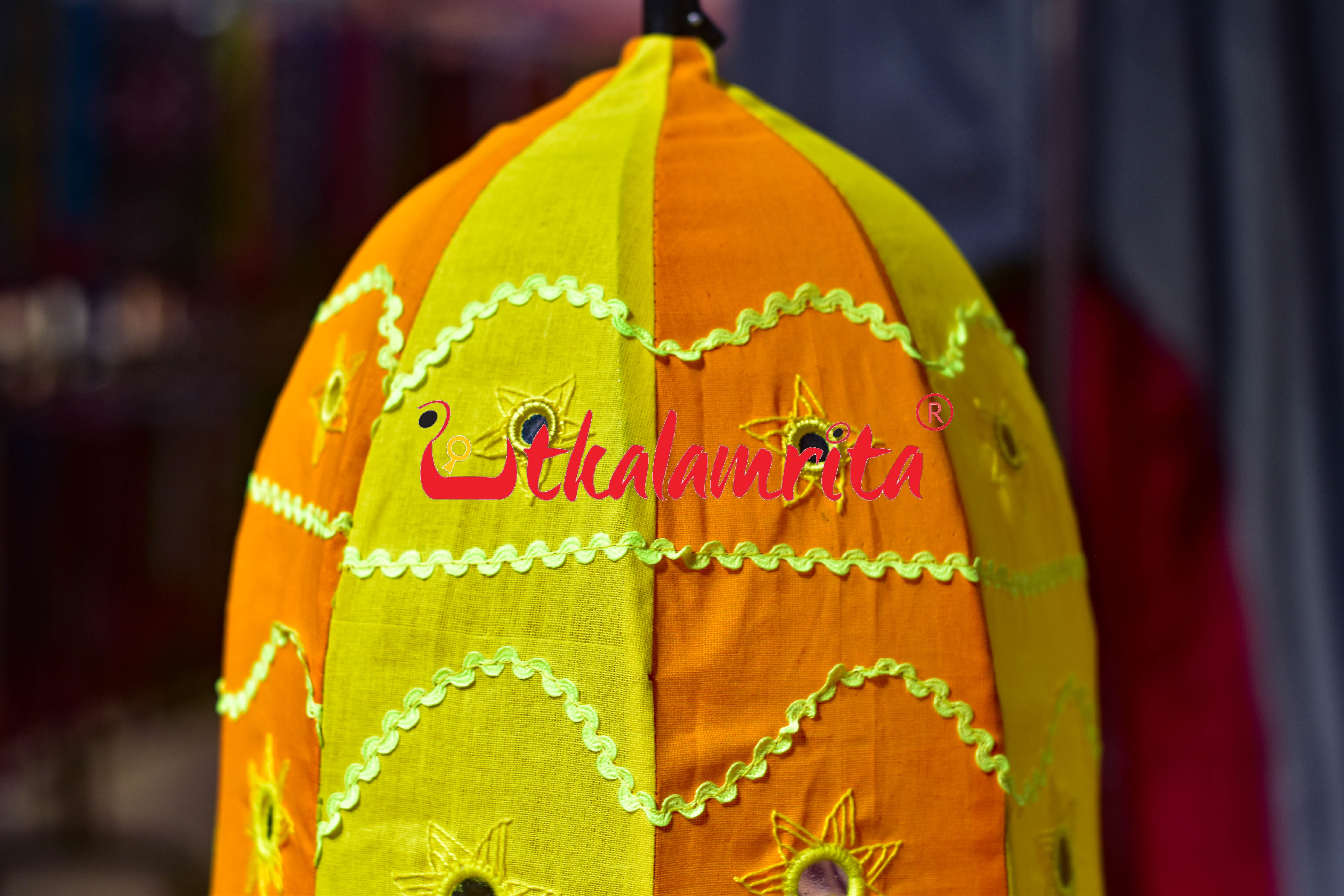 Orange Yellow Special Bell Lampshade