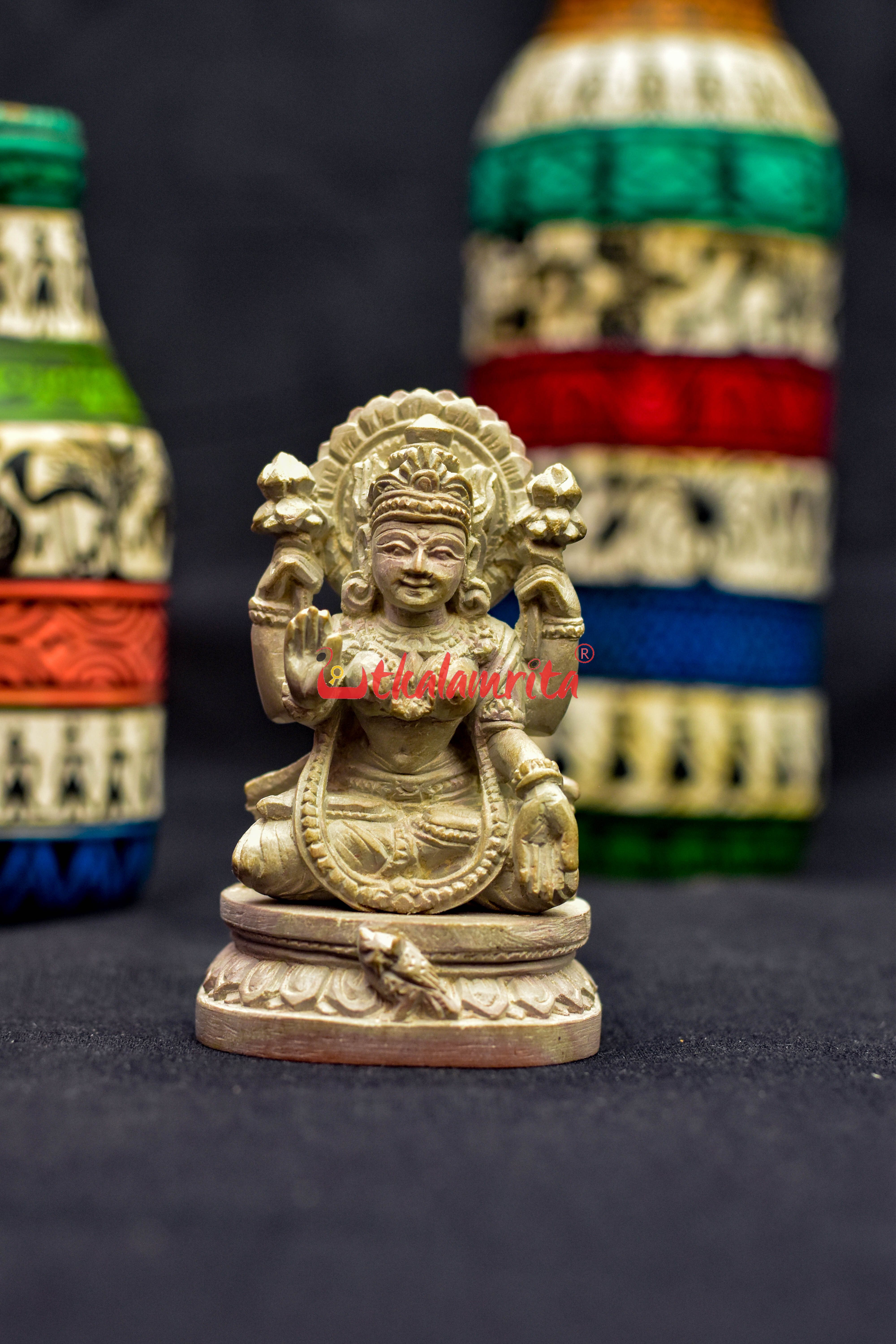Lakhmi Konark Stone Carving Idol