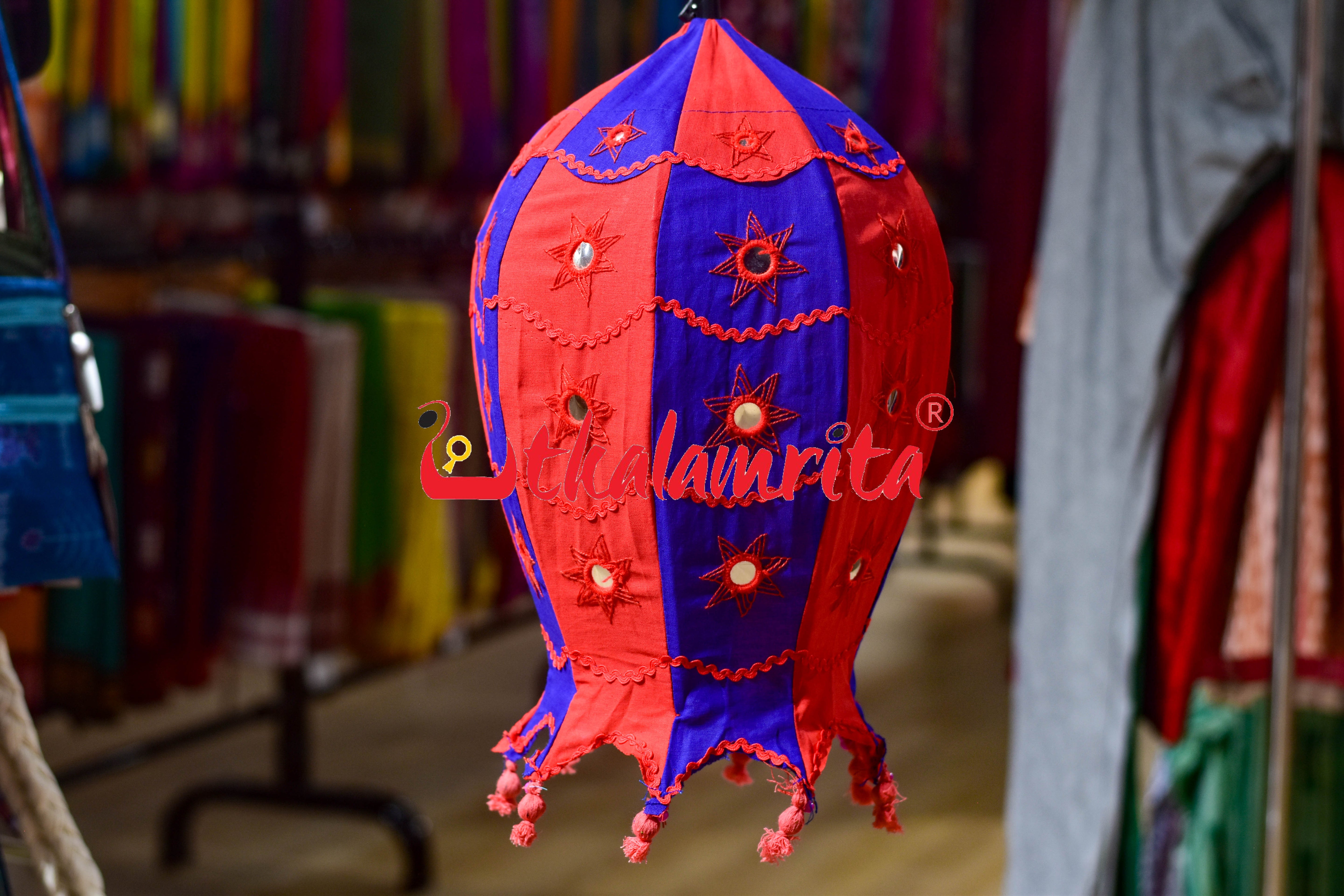 Red Blue Special Rocket Lampshade