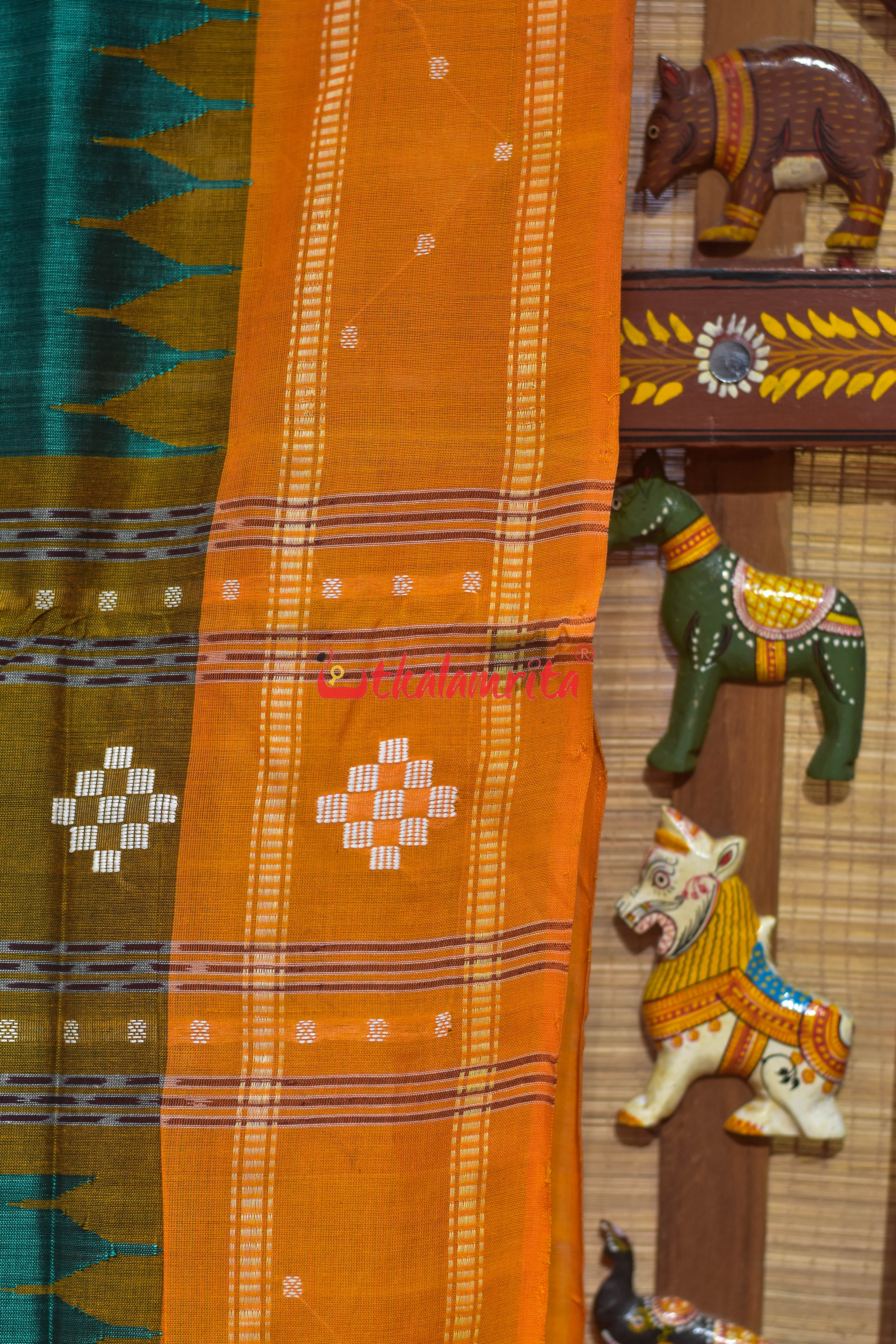 Sumati Green Mahal Bapta Saree