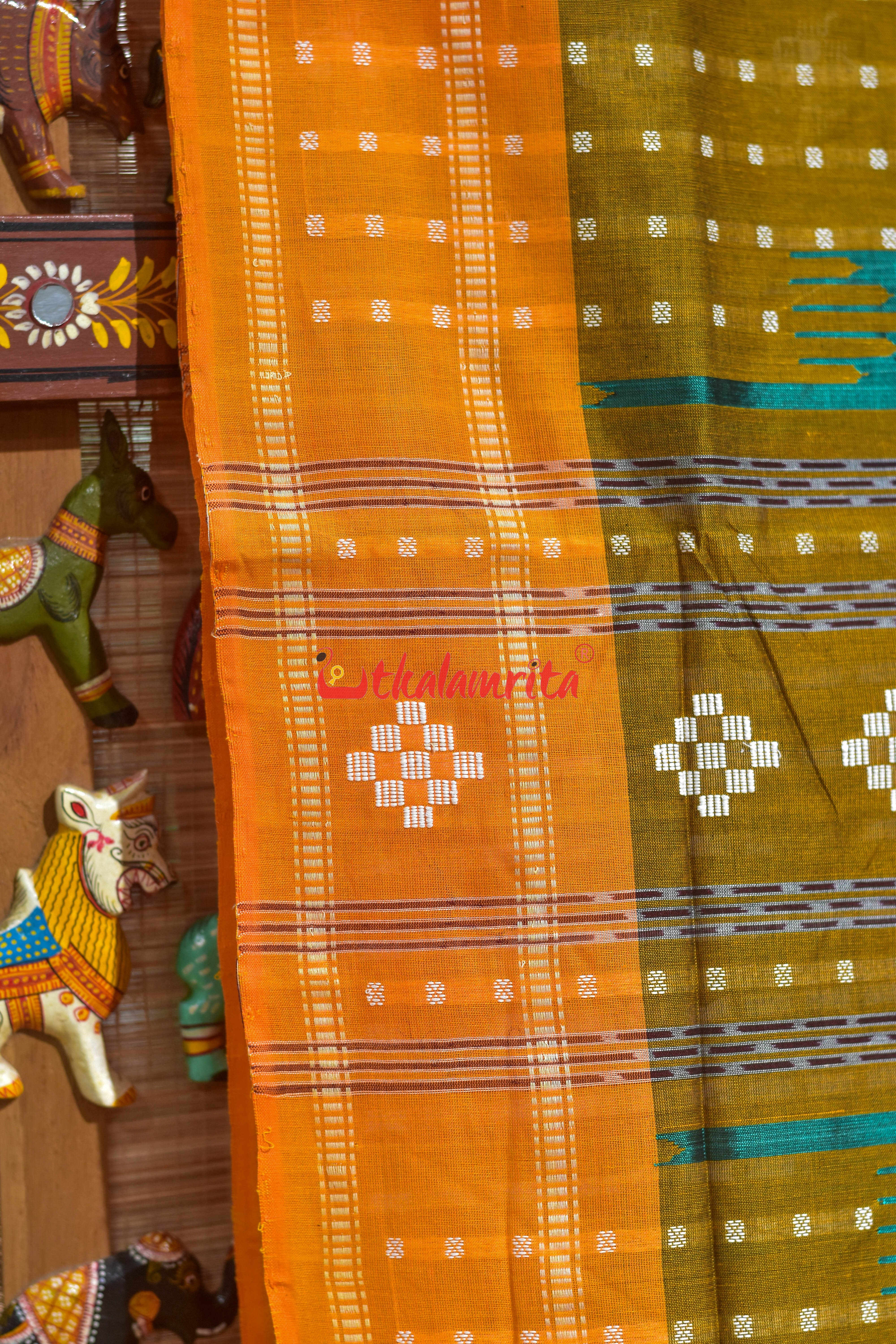 Sumati Green Mahal Bapta Saree