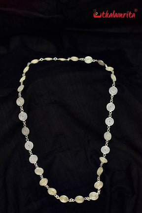 Silver Jala Rounds Necklace