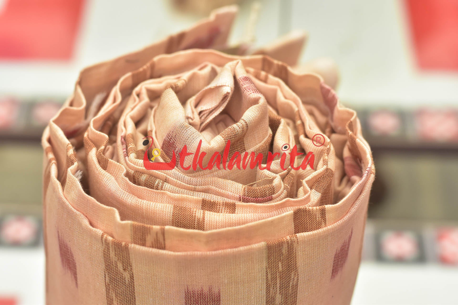 Cream Tipa Ikat (Fabric)