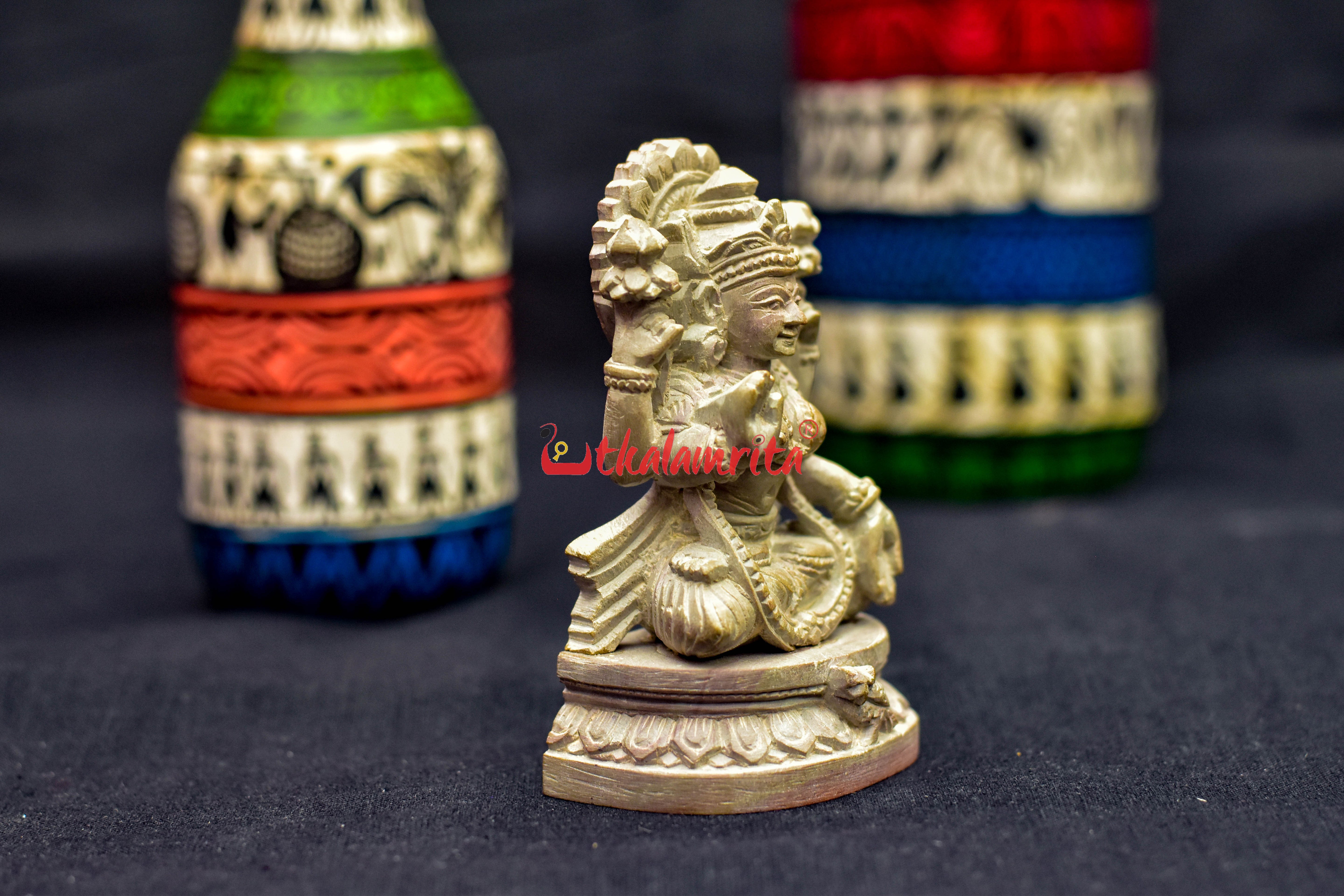 Lakhmi Konark Stone Carving Idol